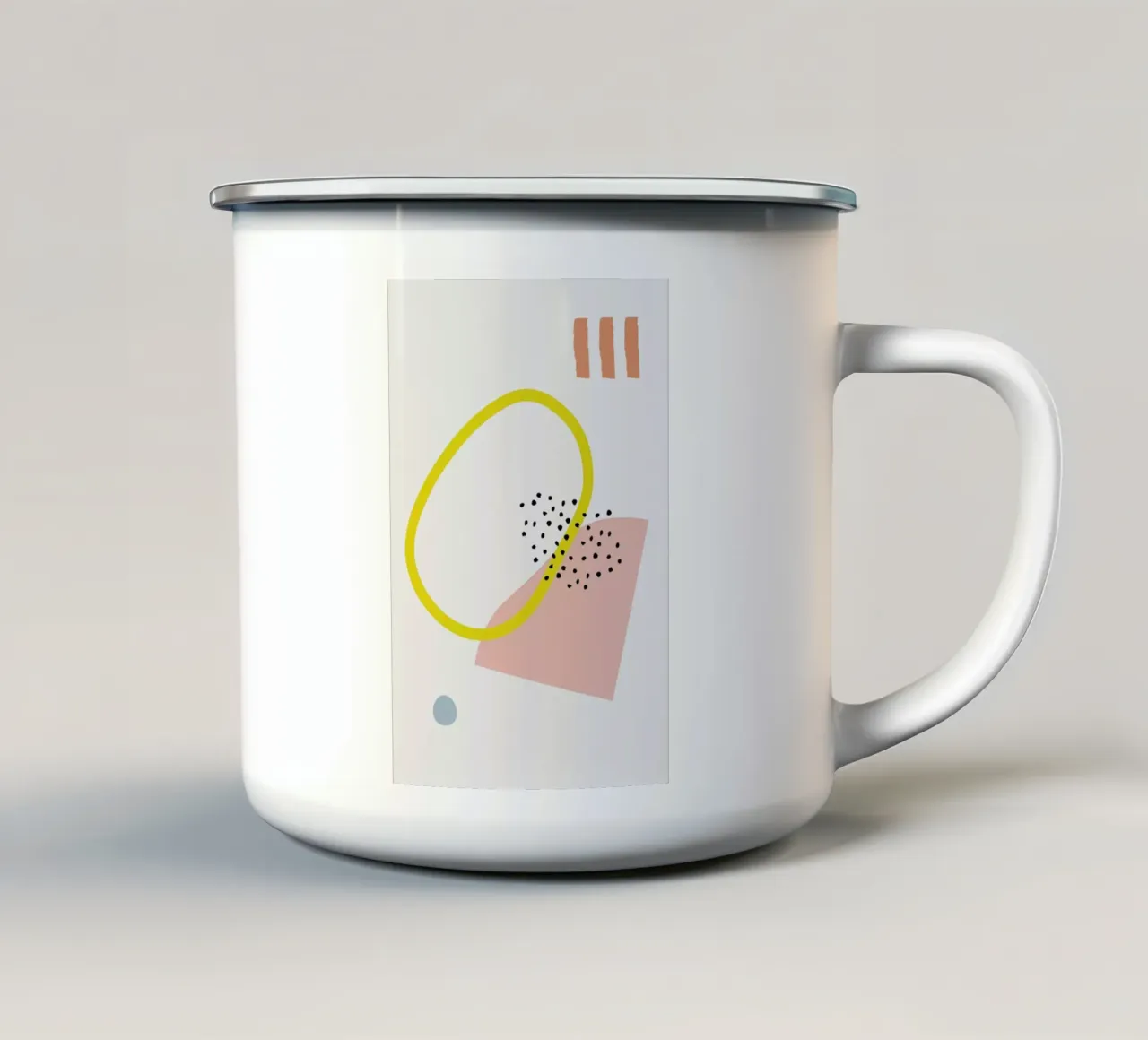 Intertwining Emaille Tasse von Studio One