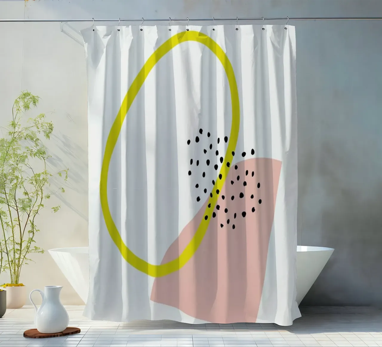 Intertwining tenda da doccia da Studio One