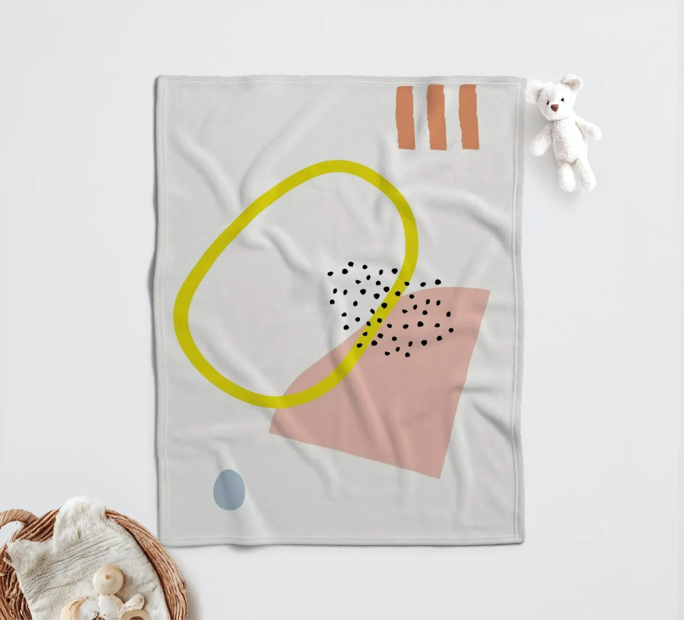 Intertwining plaid polaire de Studio One