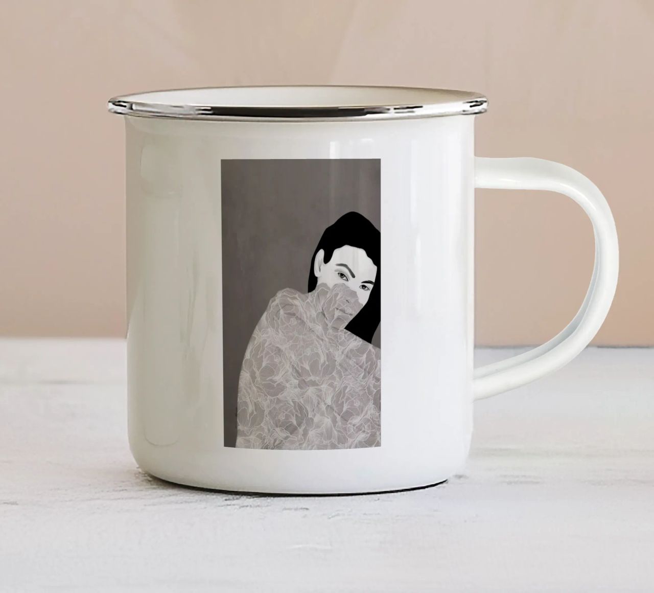 Vittoria tazza in smalto da Ramona Russu