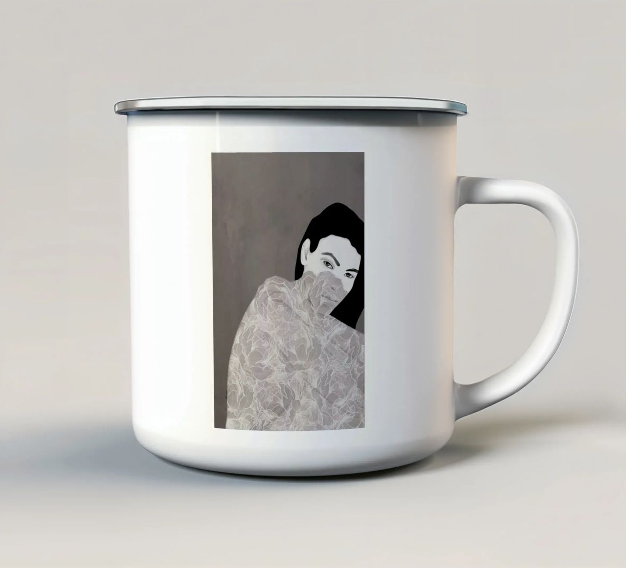 Vittoria tazza in smalto da Ramona Russu