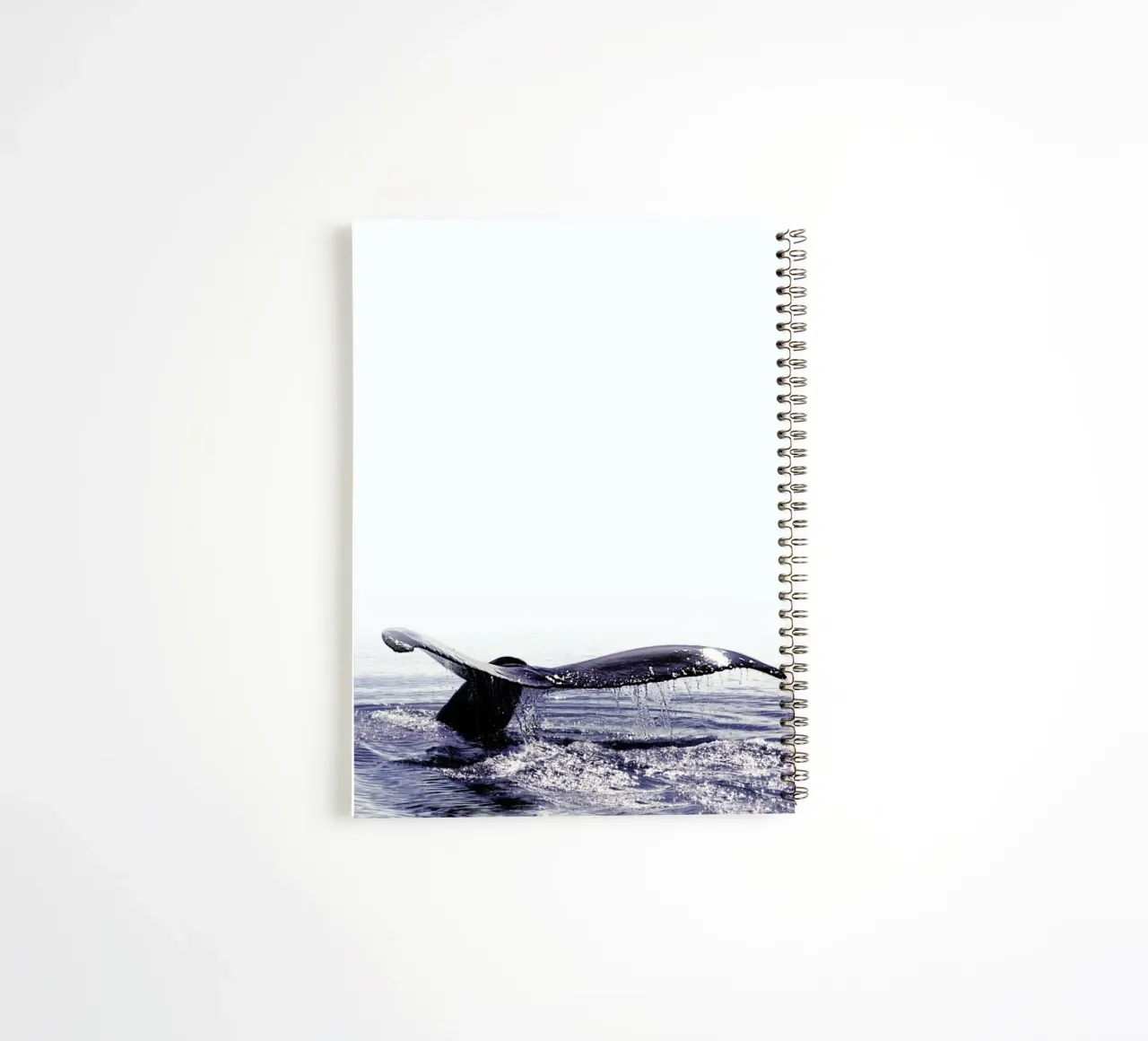 Whale Song Iceland spiral notebook by Monika Strigel