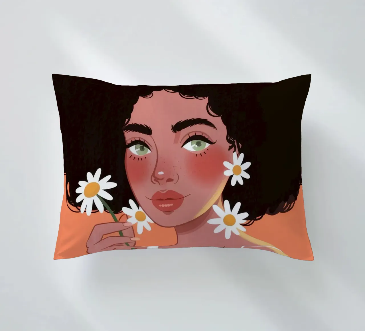 Riflesso Afro Daisy cuscino da Color Oblivion