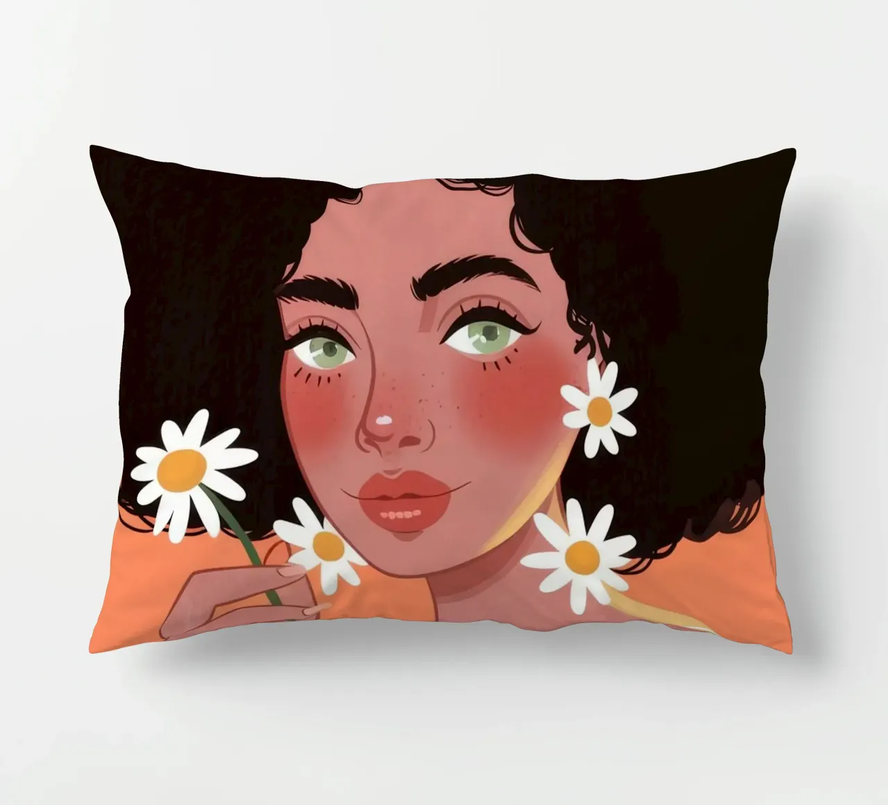 Riflesso Afro Daisy cuscino da Color Oblivion