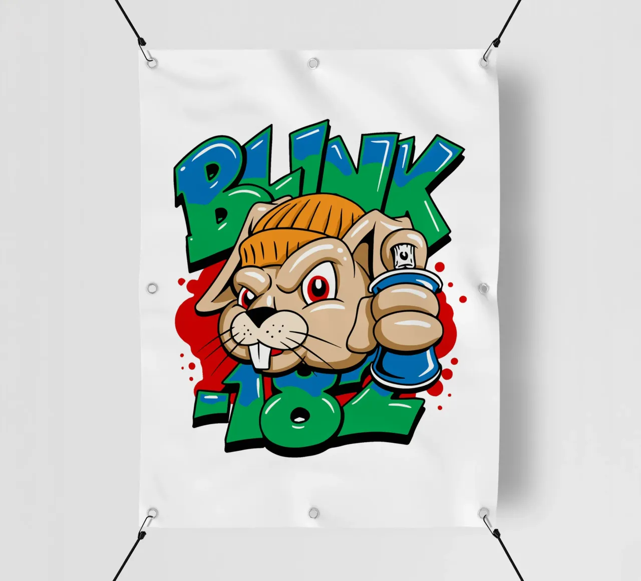 Blink-182 Coniglietto Graf Giovane telo in pvc da DuncanBennett shop