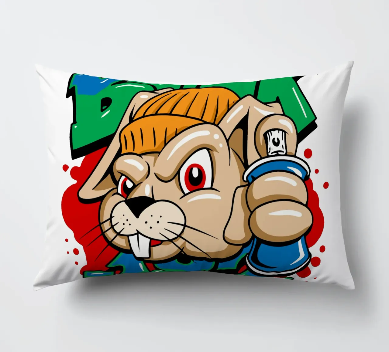 Blink-182 Graf Bunny Youth decorative cushion by DuncanBennett shop