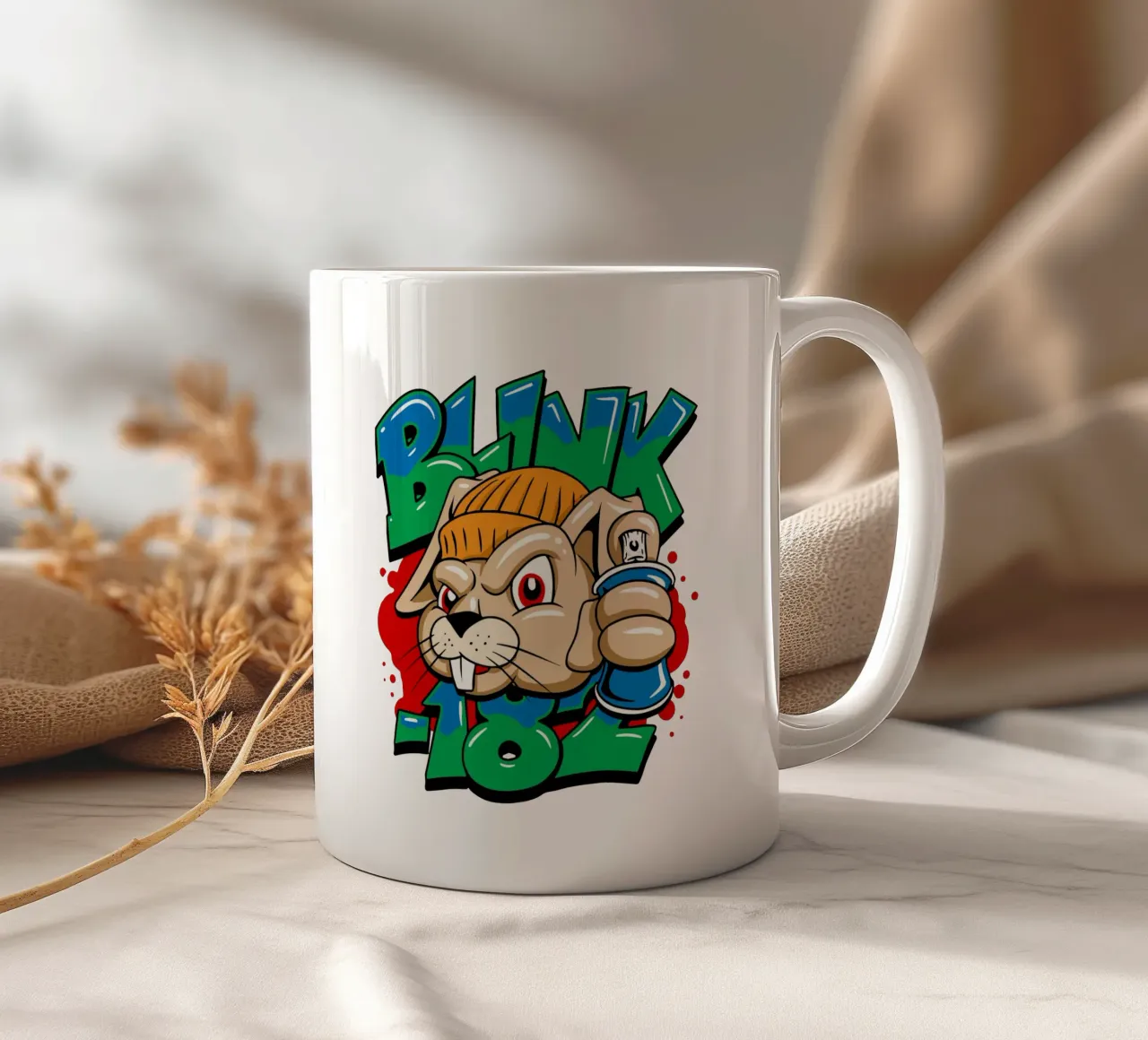 Blink-182 Graf Bunny Jugend Keramik Tasse von DuncanBennett shop