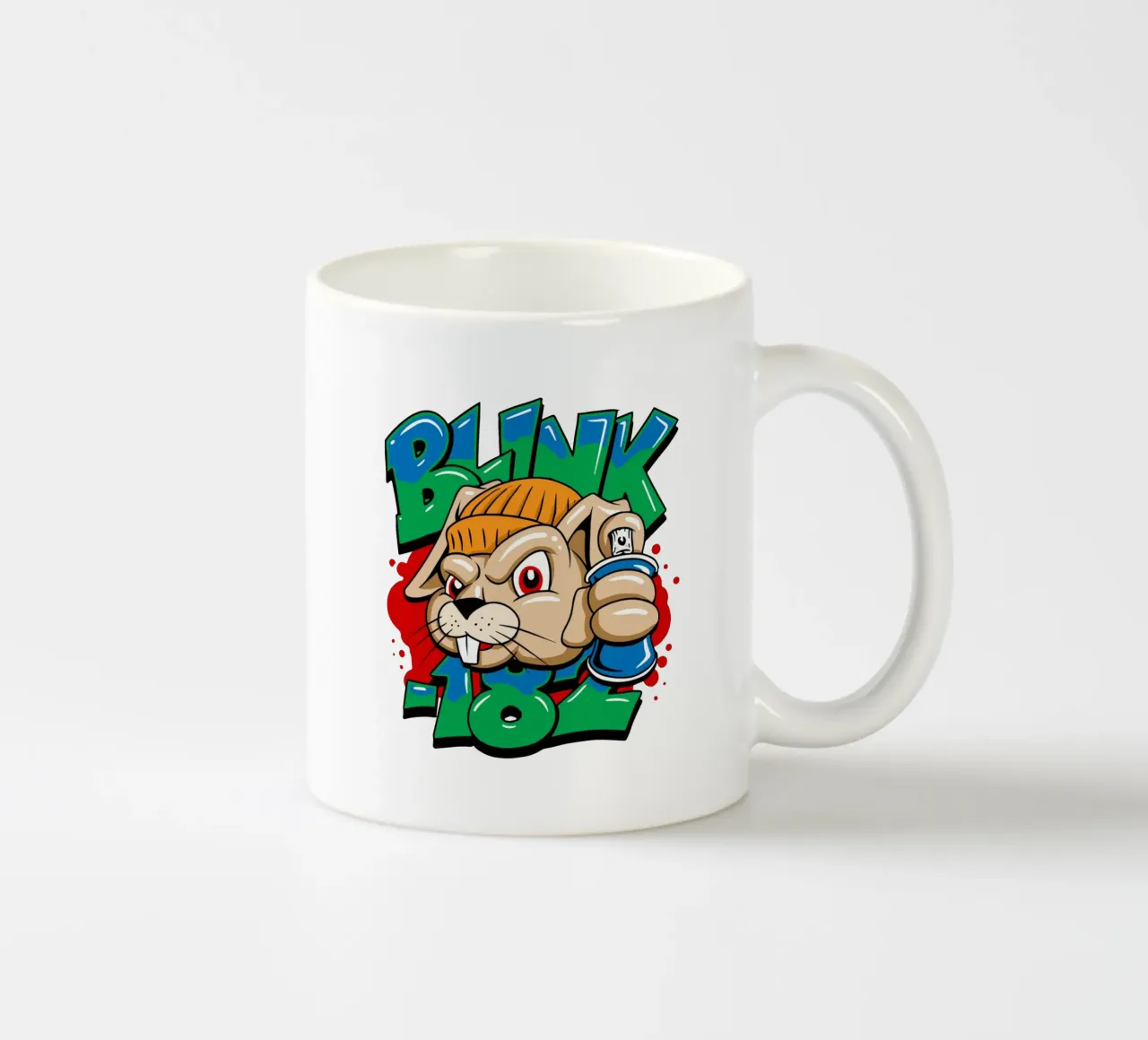Blink-182 Graf Bunny Youth mug en céramique de DuncanBennett shop