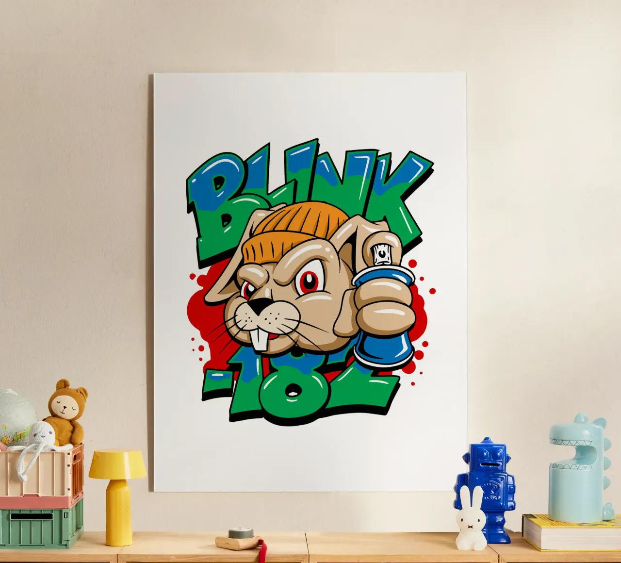 Blink-182 Graf Bunny Youth acrylic glass by DuncanBennett shop