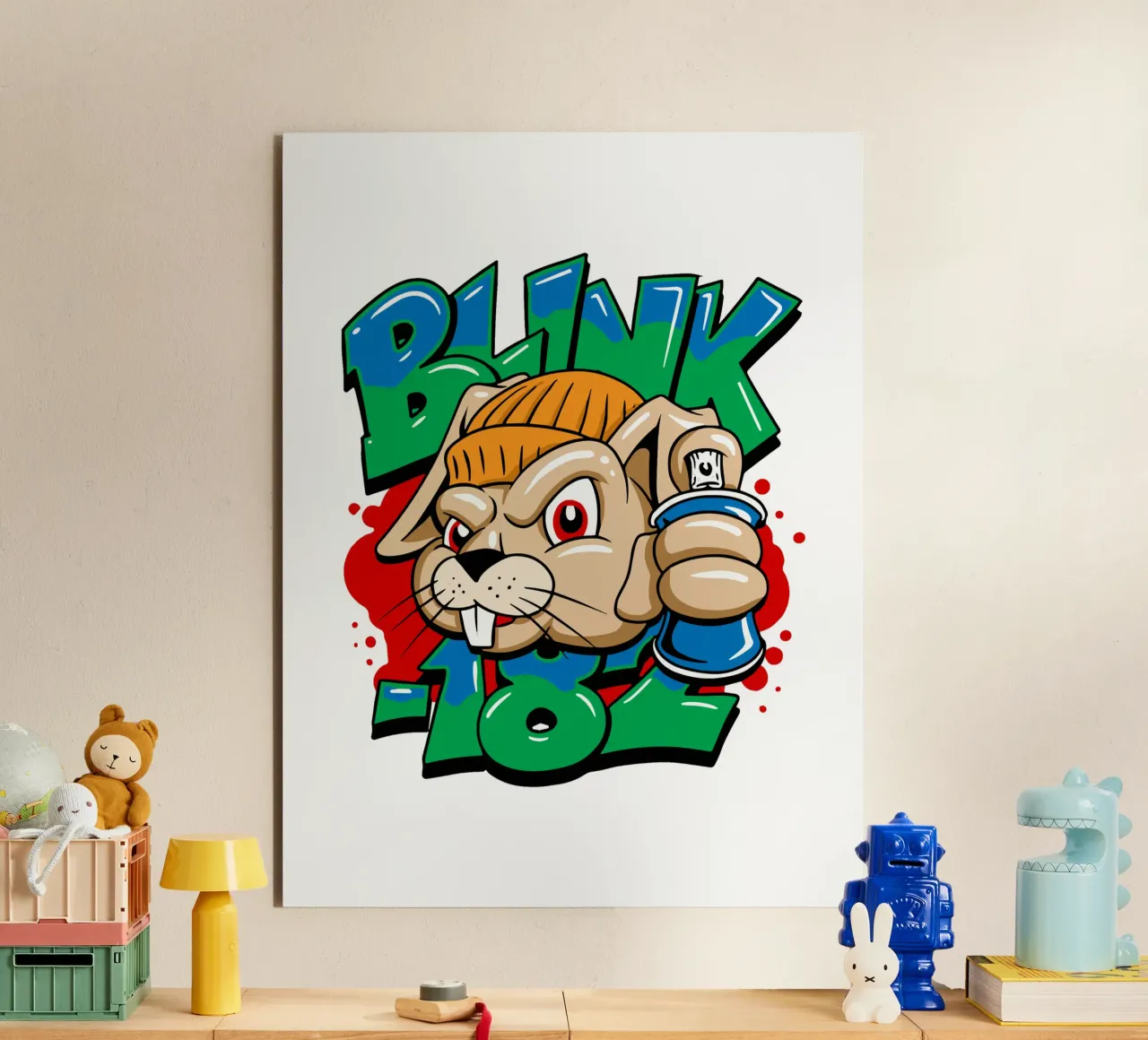 Blink-182 Coniglietto Graf Giovane pannello forex da DuncanBennett shop