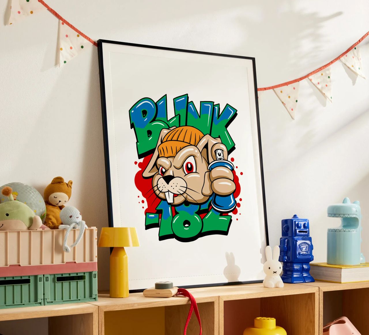 Blink-182 Graf Bunny Jugend Poster von DuncanBennett shop