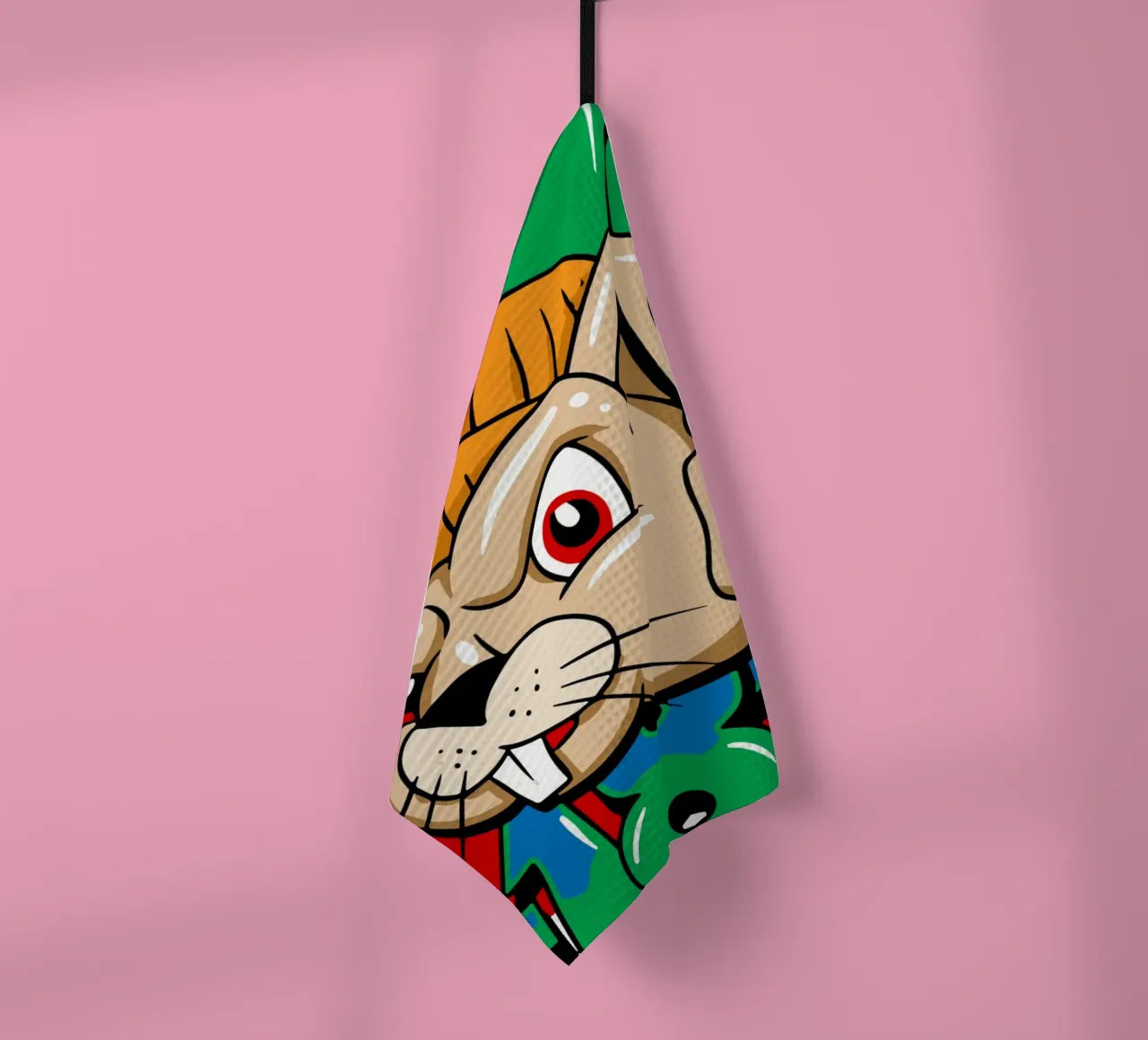 Blink-182 Graf Bunny Juvenil paño de cocina de DuncanBennett shop