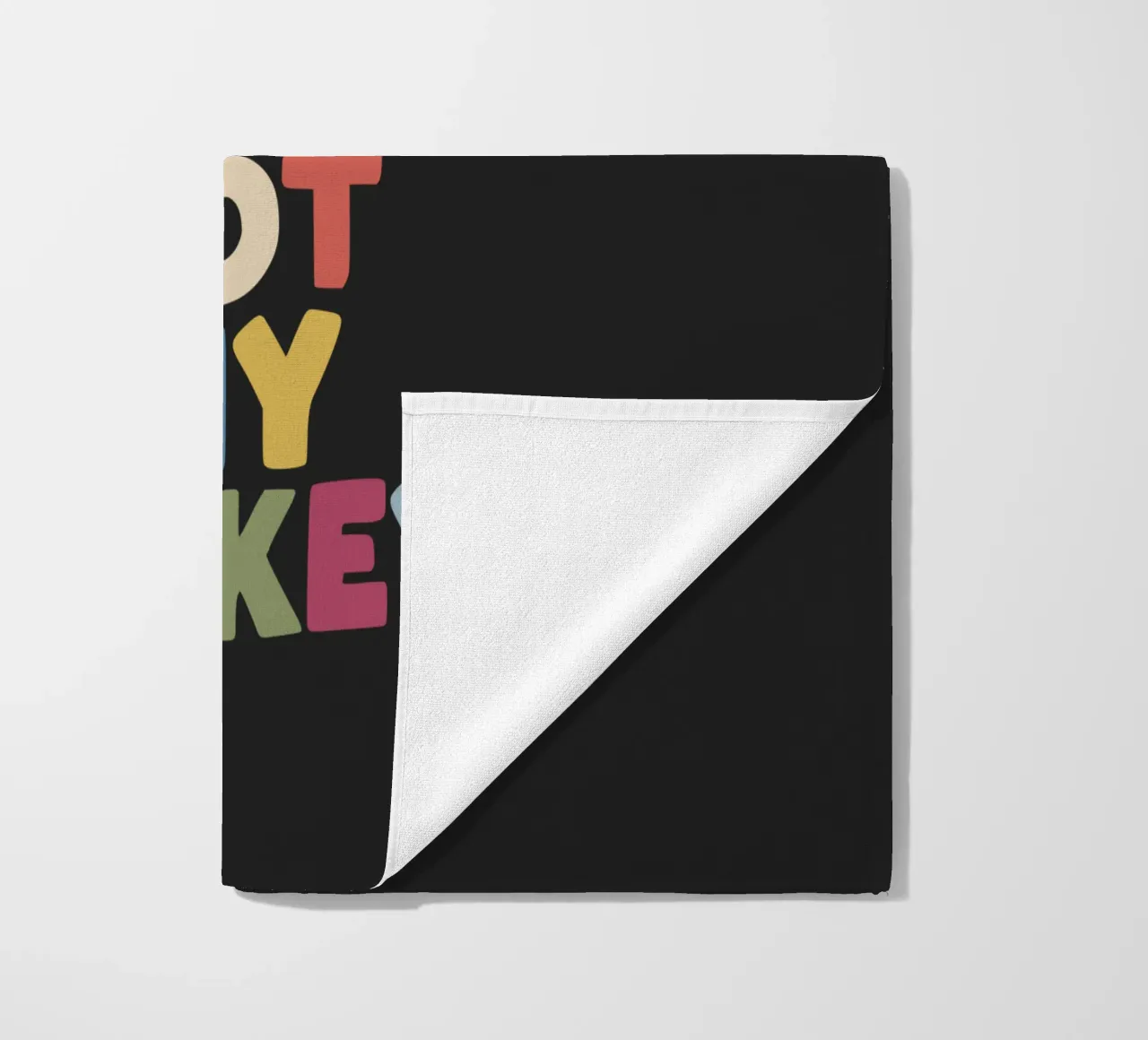 Not My Circus Not My Monkeys Sarcastic Typography Print beach towel by THE MOTIVATED TYPE