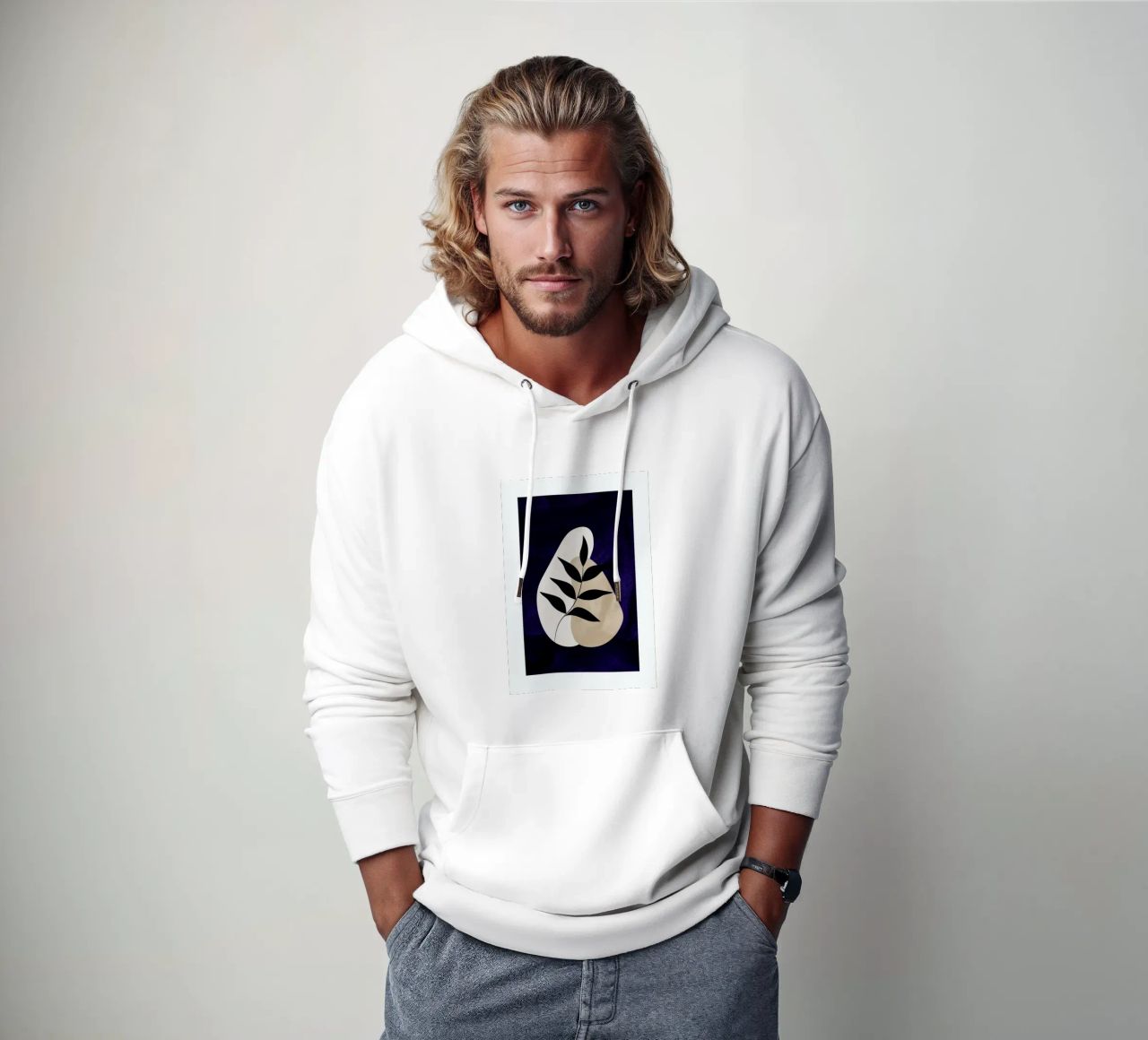 Seedling felpa con cappuccio da Pure
