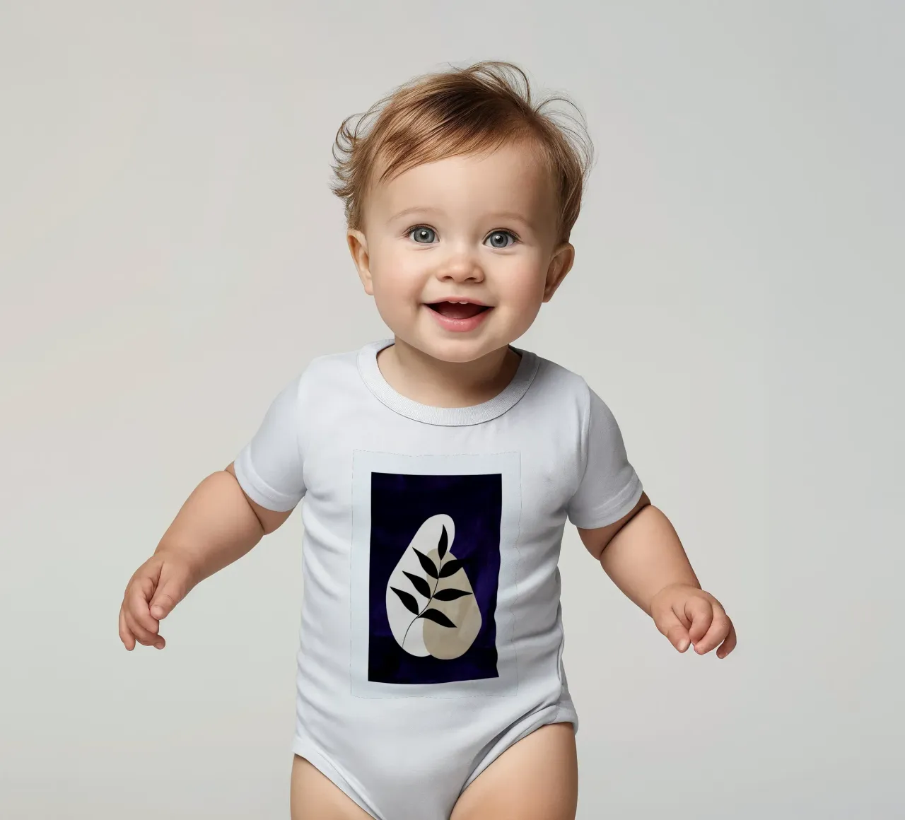 Seedling body neonato maniche corte da Pure