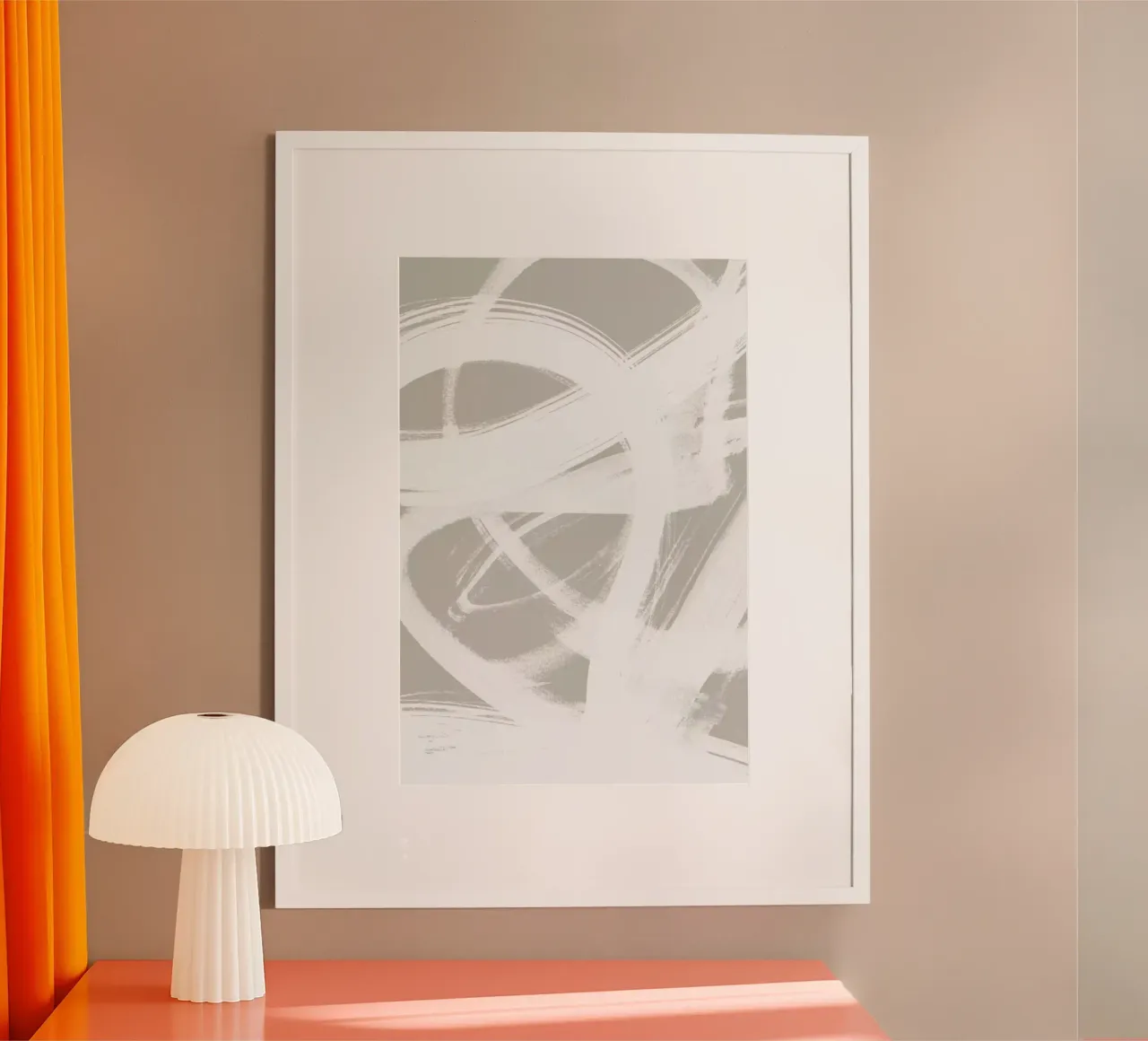 Abstract Brush Strokes 6 poster da Mareike Böhmer