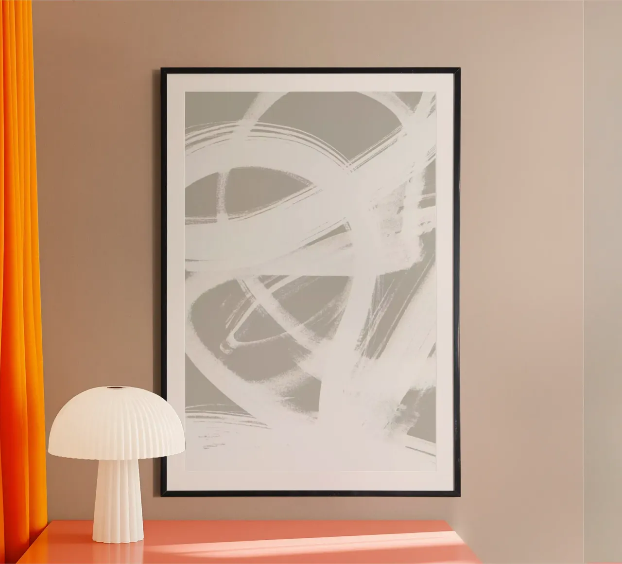 Abstract Brush Strokes 6 poster da Mareike Böhmer