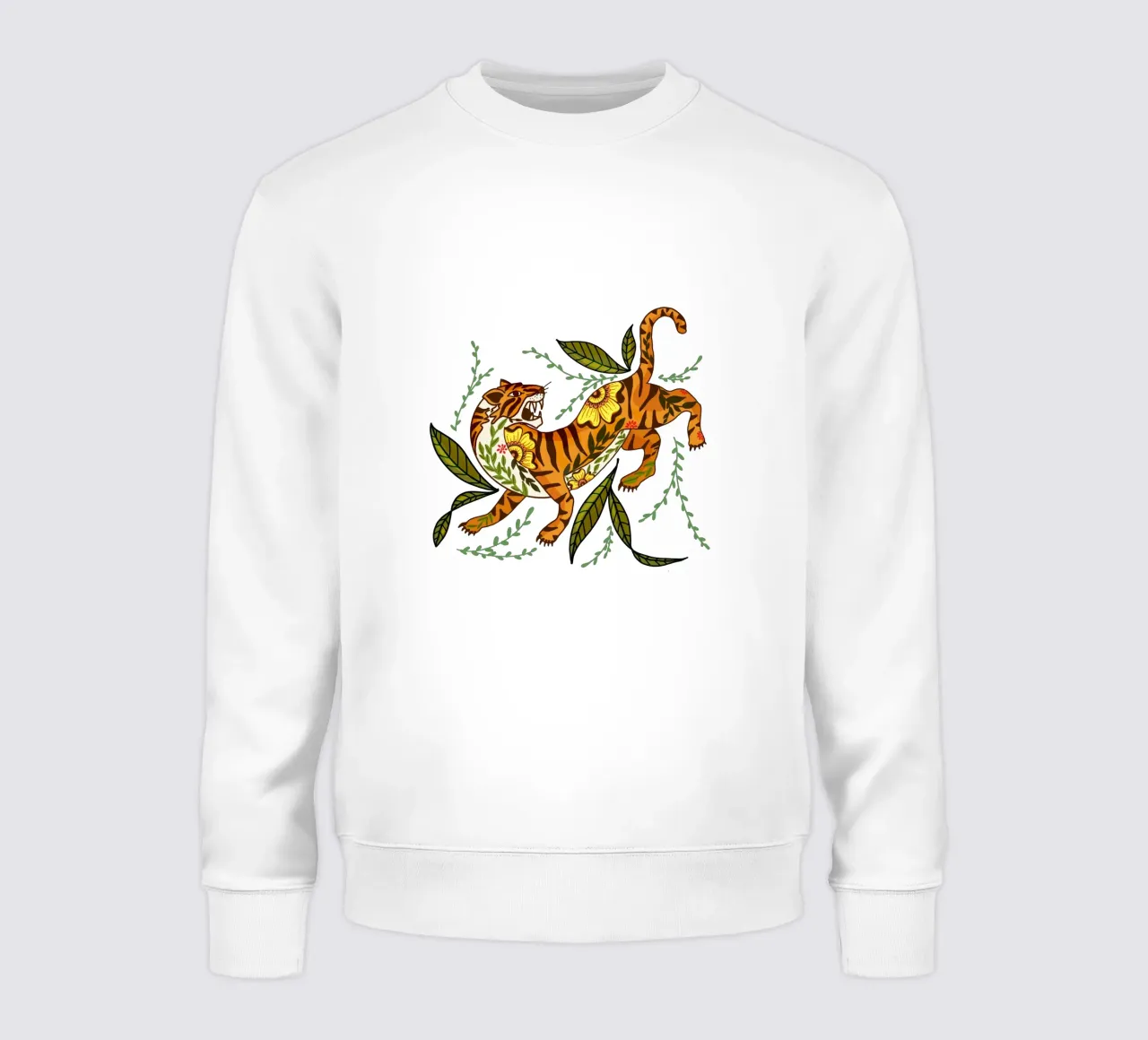 Retro Tiger Roar felpa da Mitalim Designs