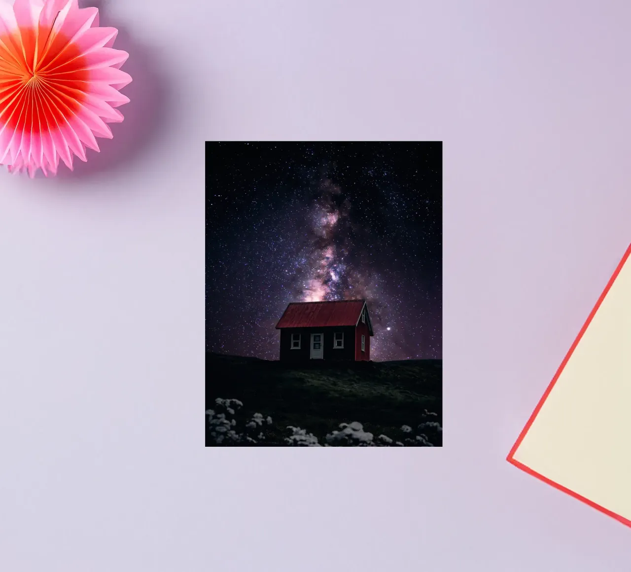 Home Milky Way sticker by arizrab