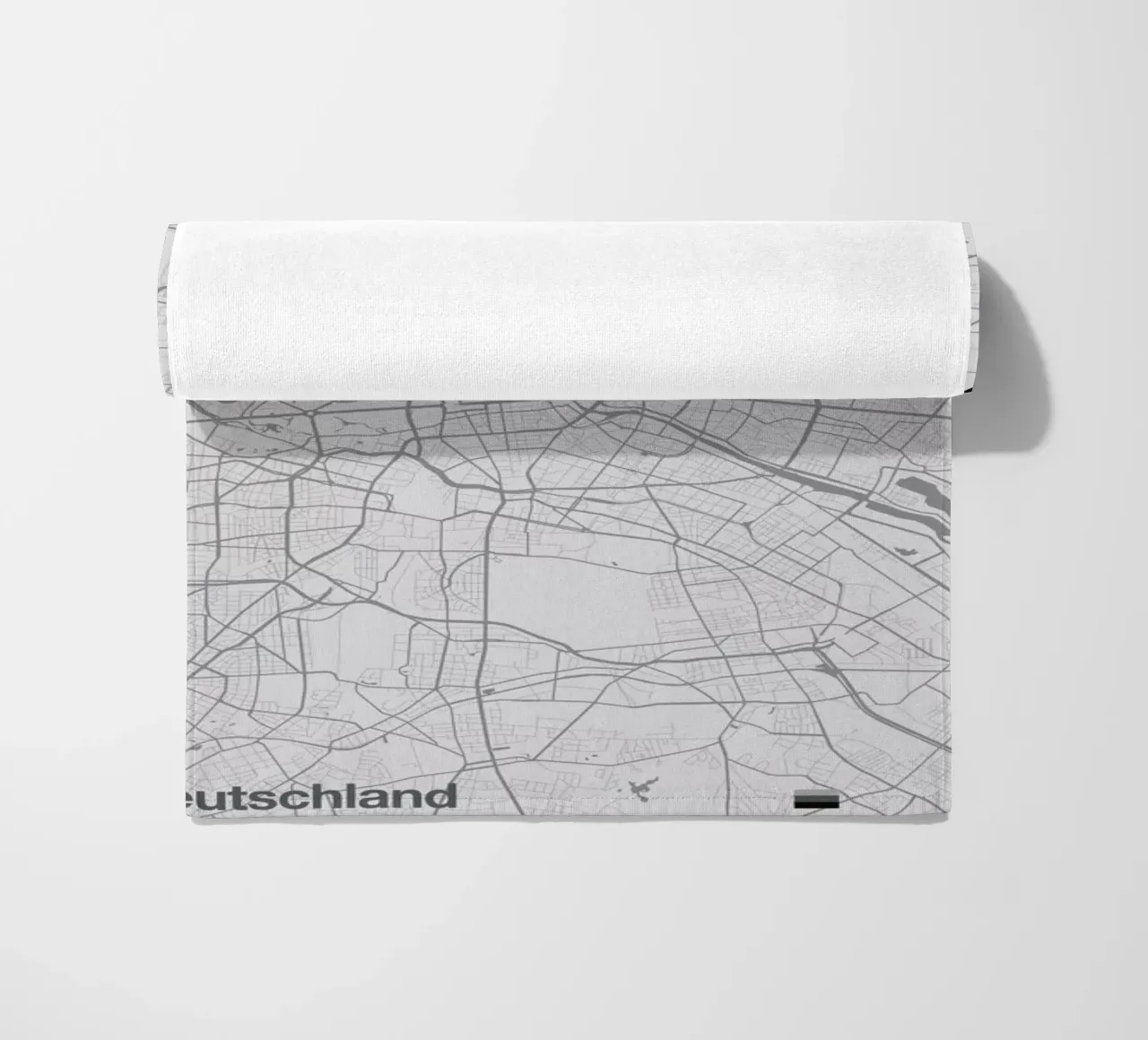 Berlin Minimalist Map telo mare da Florent Bodart