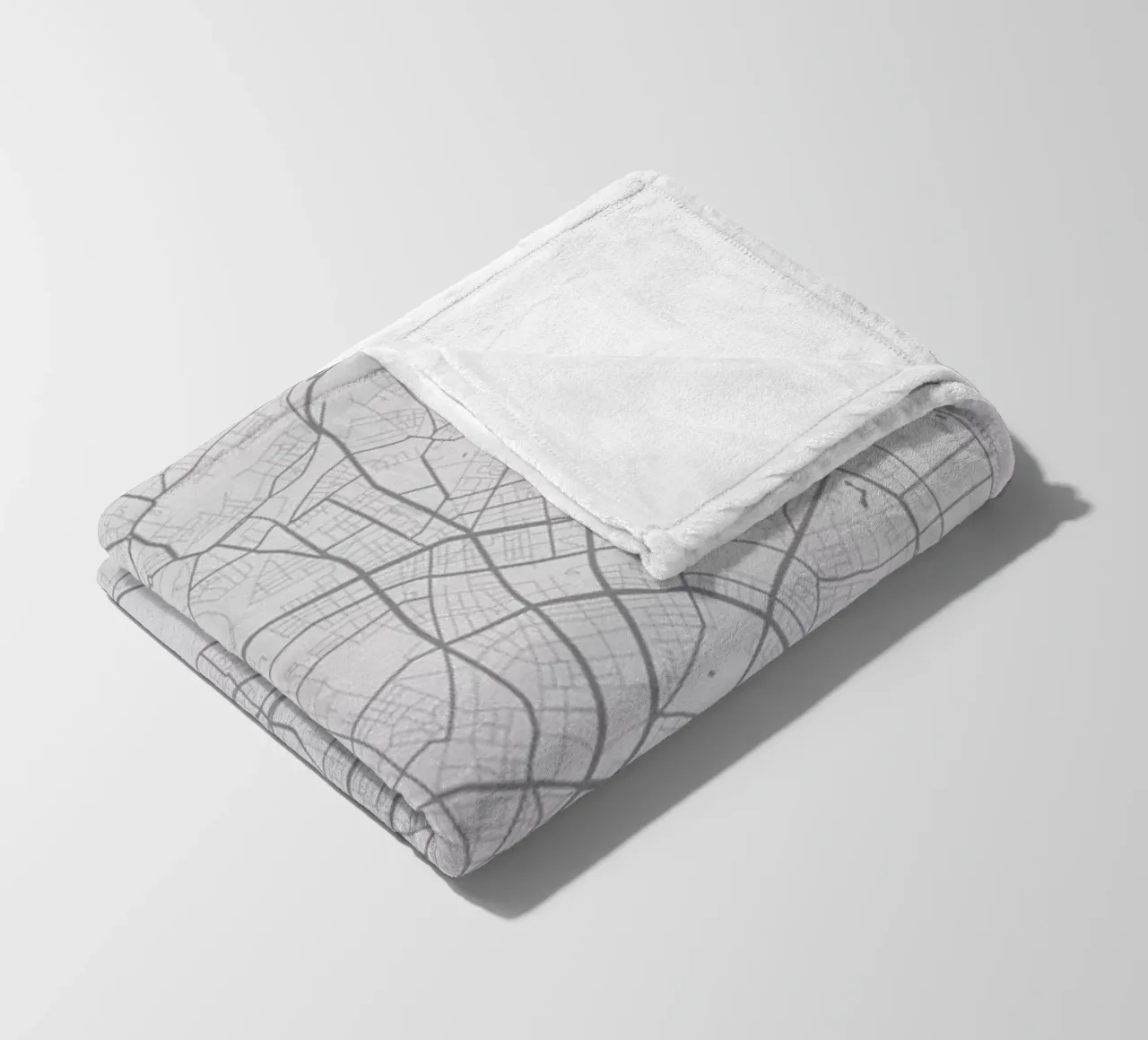 Berlin Minimalist Map coperta in pile da Florent Bodart