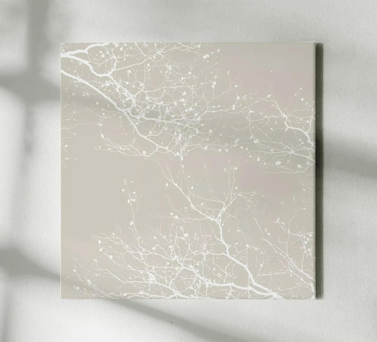 Branches New Natural tela con Cornice a cassetta da Monika Strigel