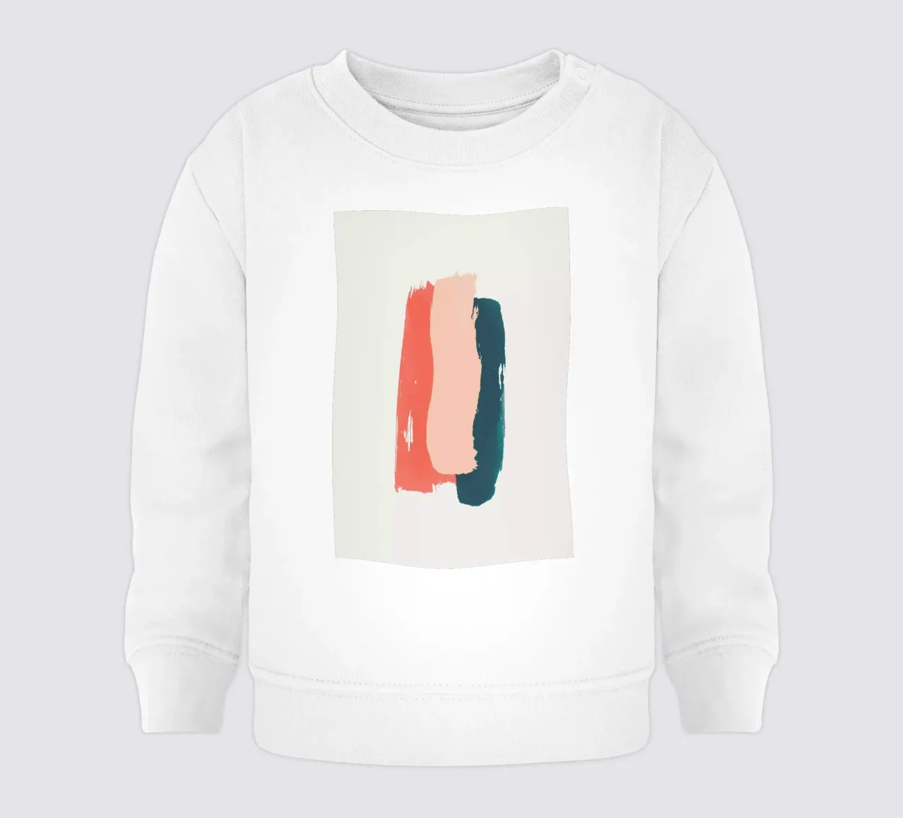Brushstroke I felpa neonato da Pure