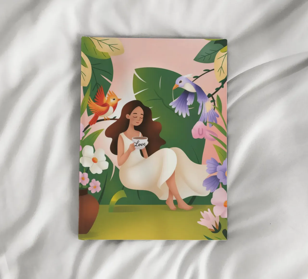 Nature's Tranquil Reading notebook by Color Oblivion