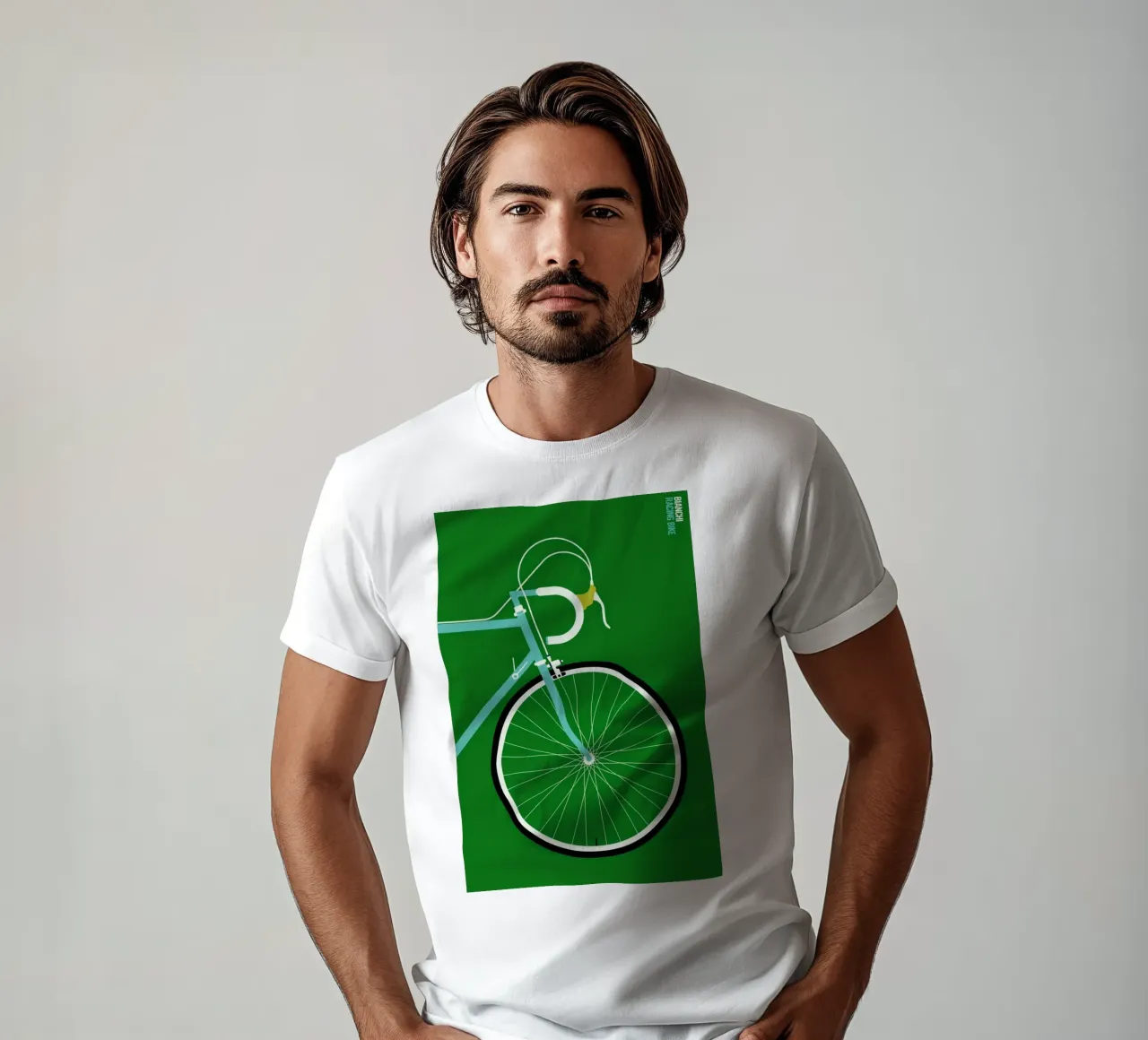 Icons Bianchi Front t-shirt da Bo Lundberg