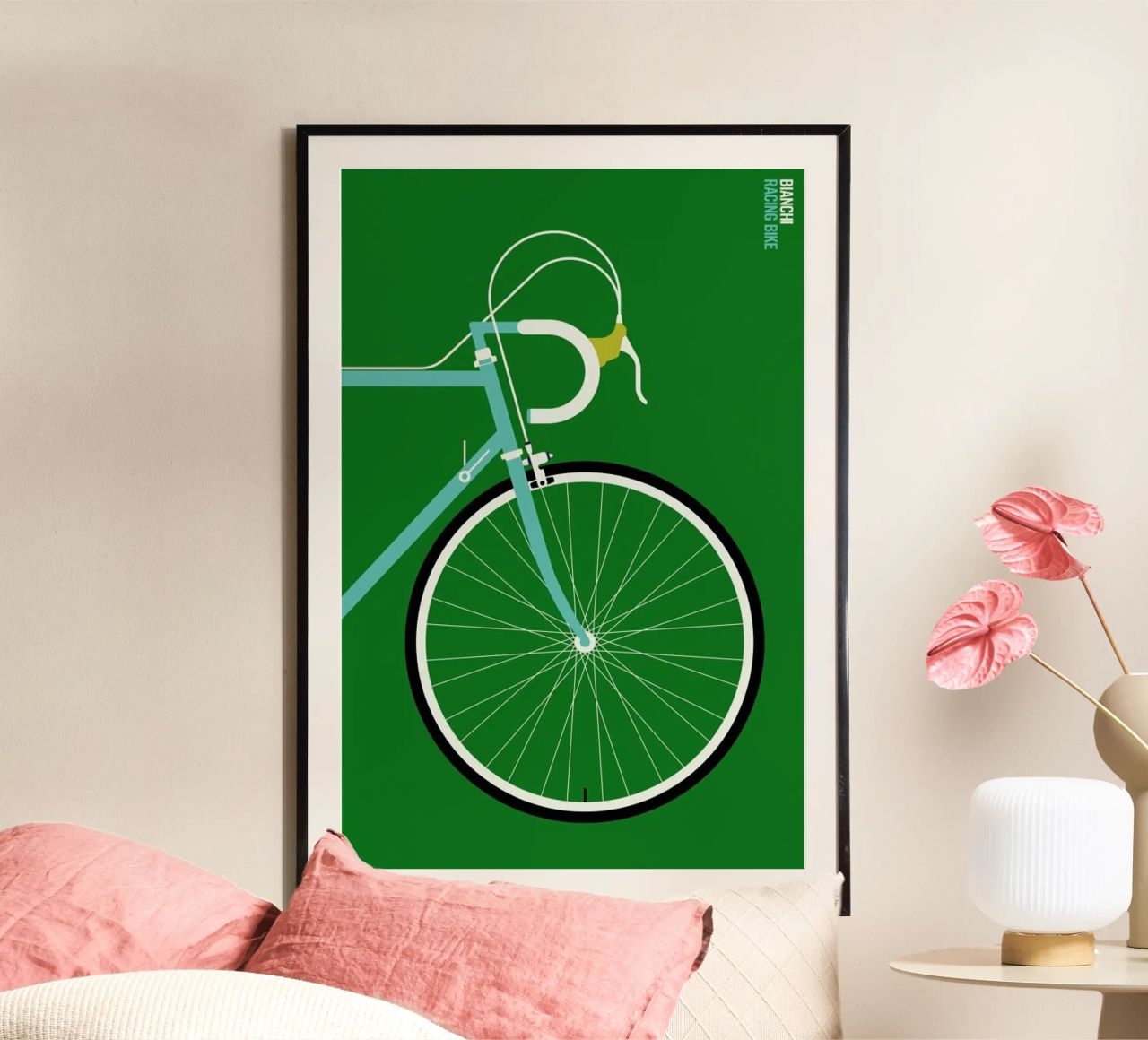 Icons Bianchi Front poster by Bo Lundberg