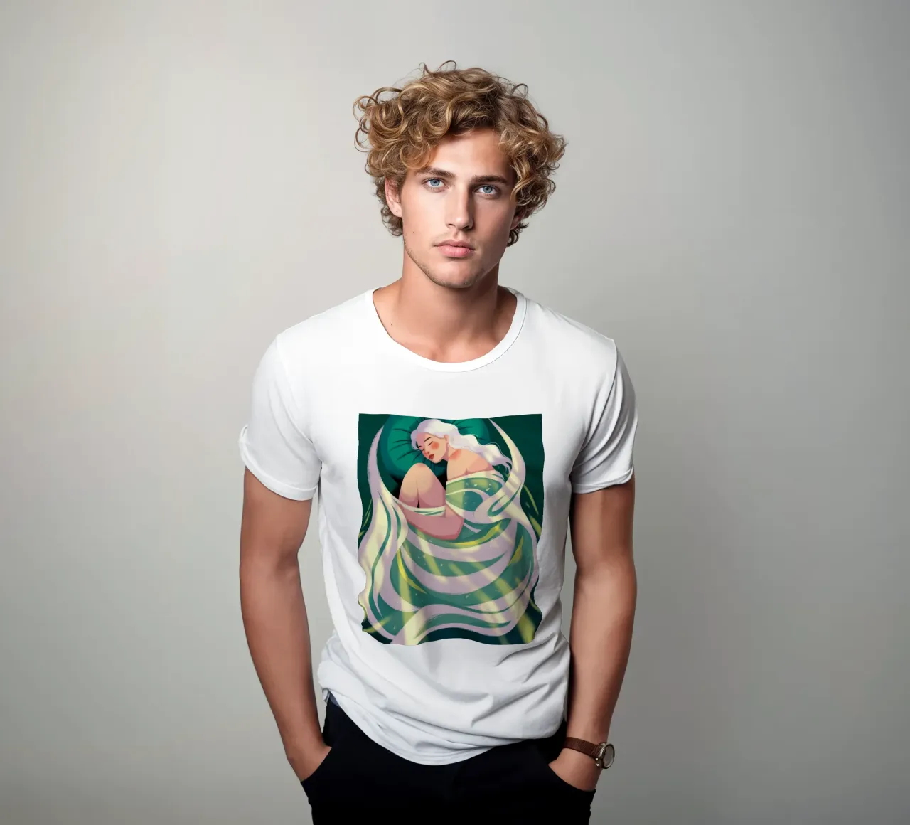 Ätherisch fließende Anmut T-Shirt von Color Oblivion