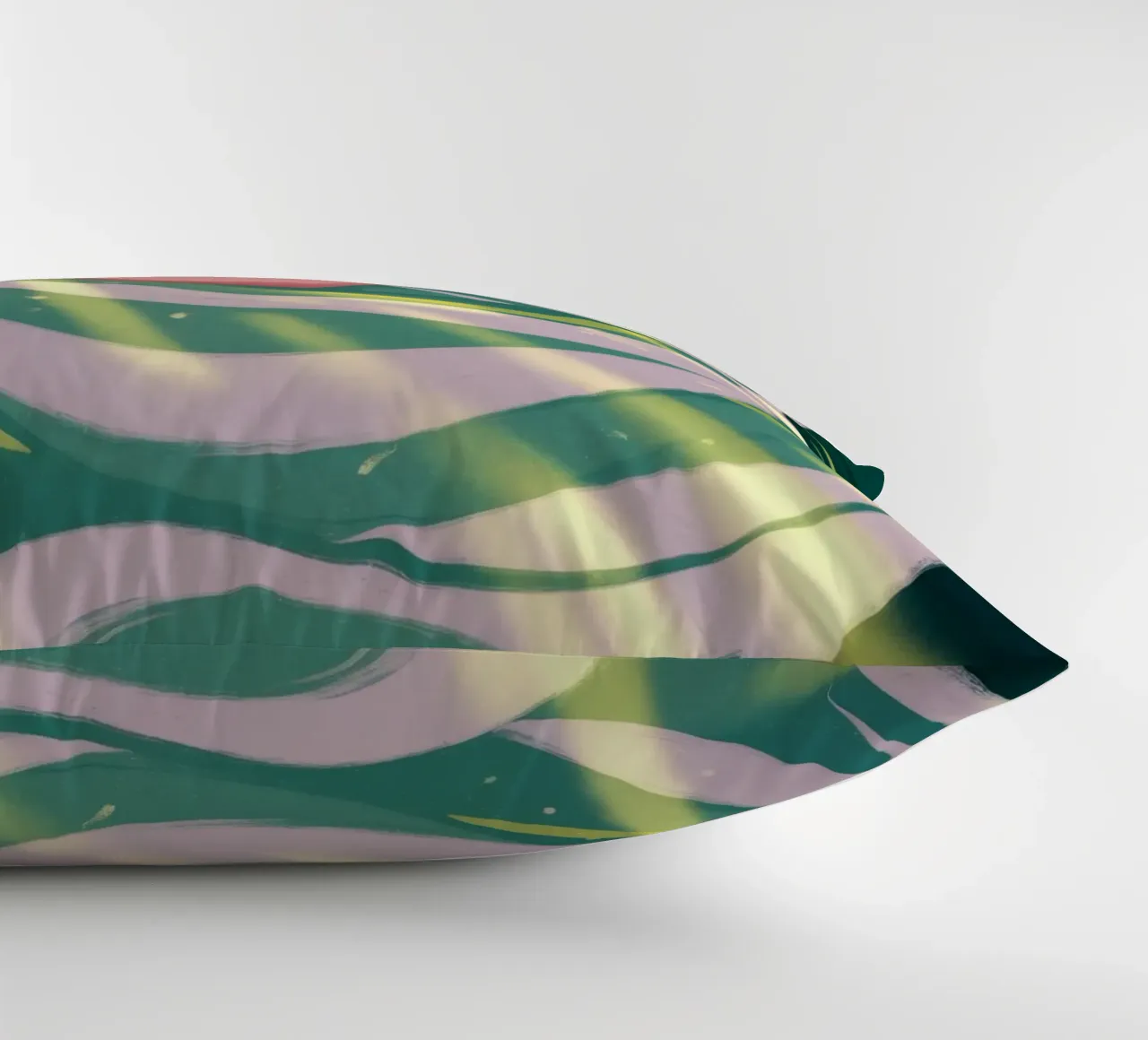Ethereal Flowing Grace decorative cushion by Color Oblivion