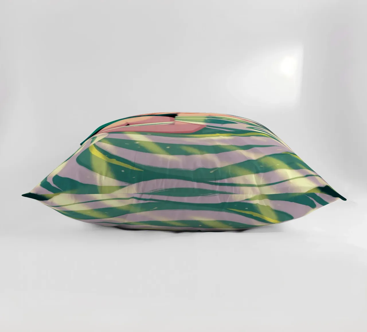 Ethereal Flowing Grace decorative cushion by Color Oblivion