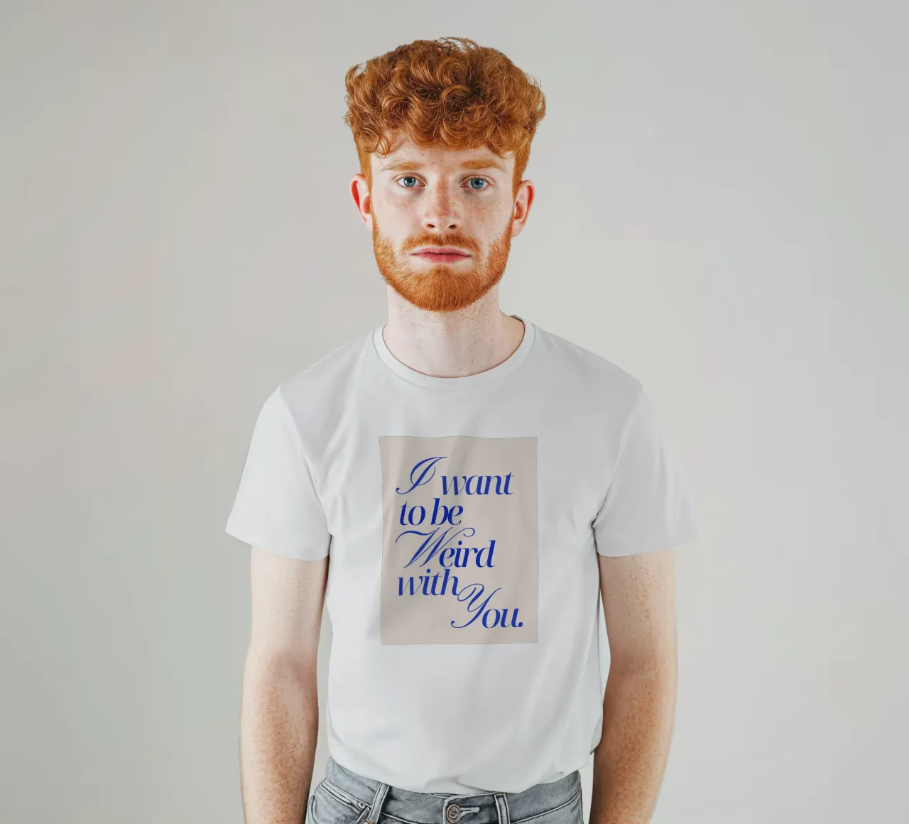 I want to be weird with you t-shirt da Ohkimiko