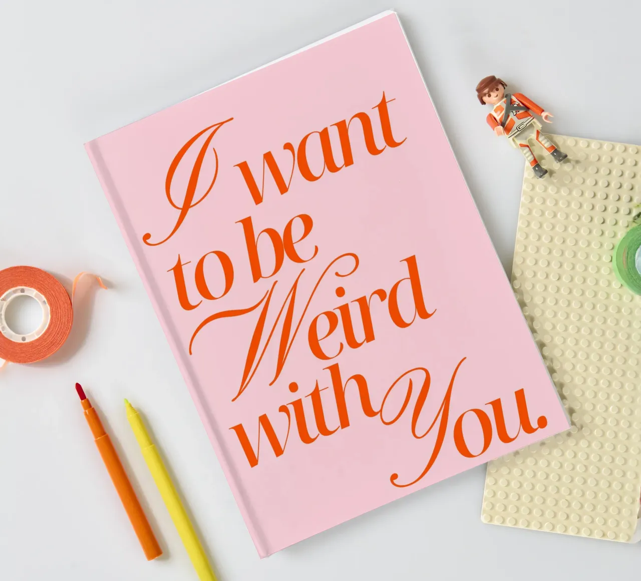 I want to be weird with you notebook by Ohkimiko