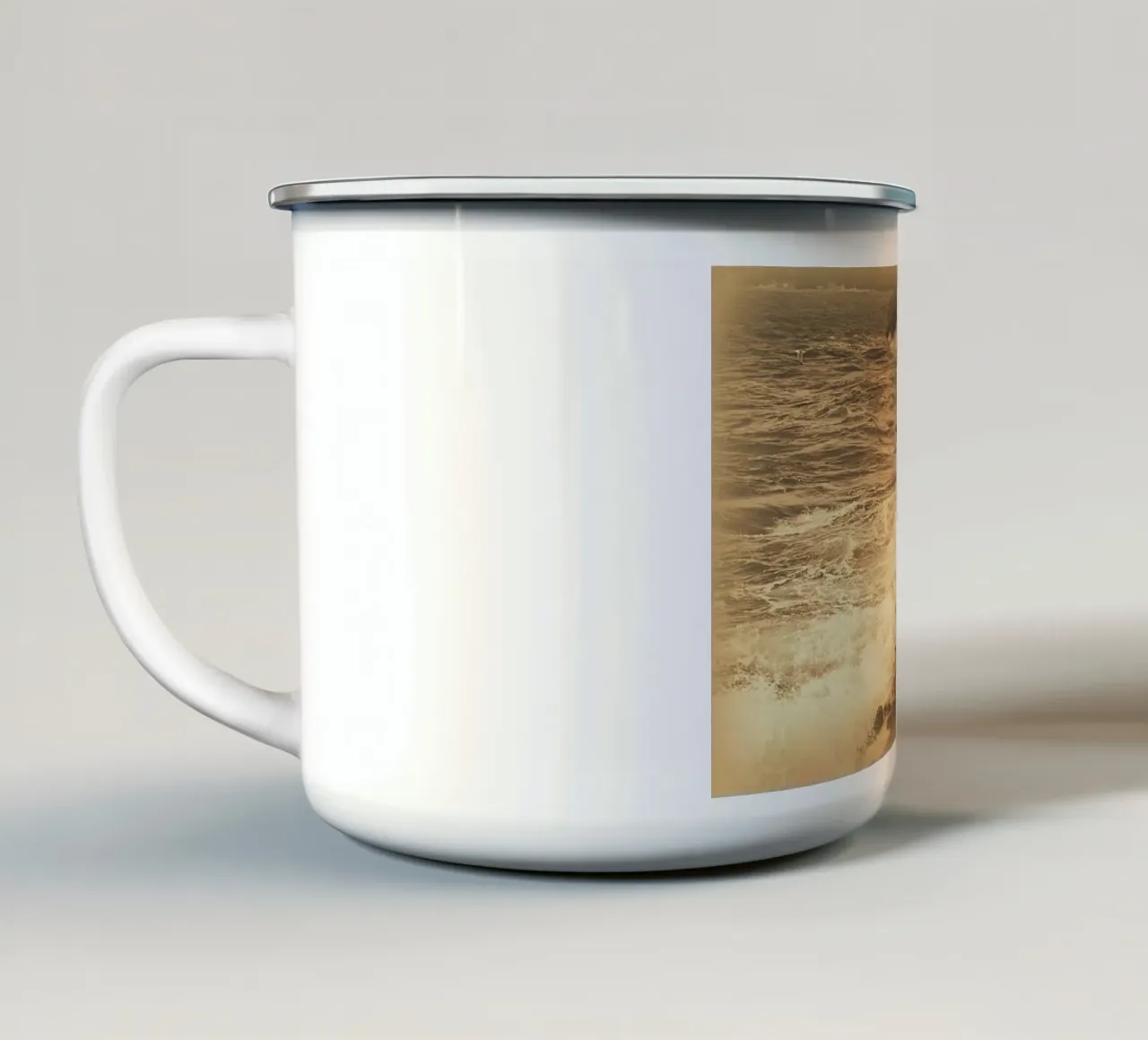 FAA280. VINTAGE PHOTOGRAPH. tazza in smalto da Thierry vobmann photography