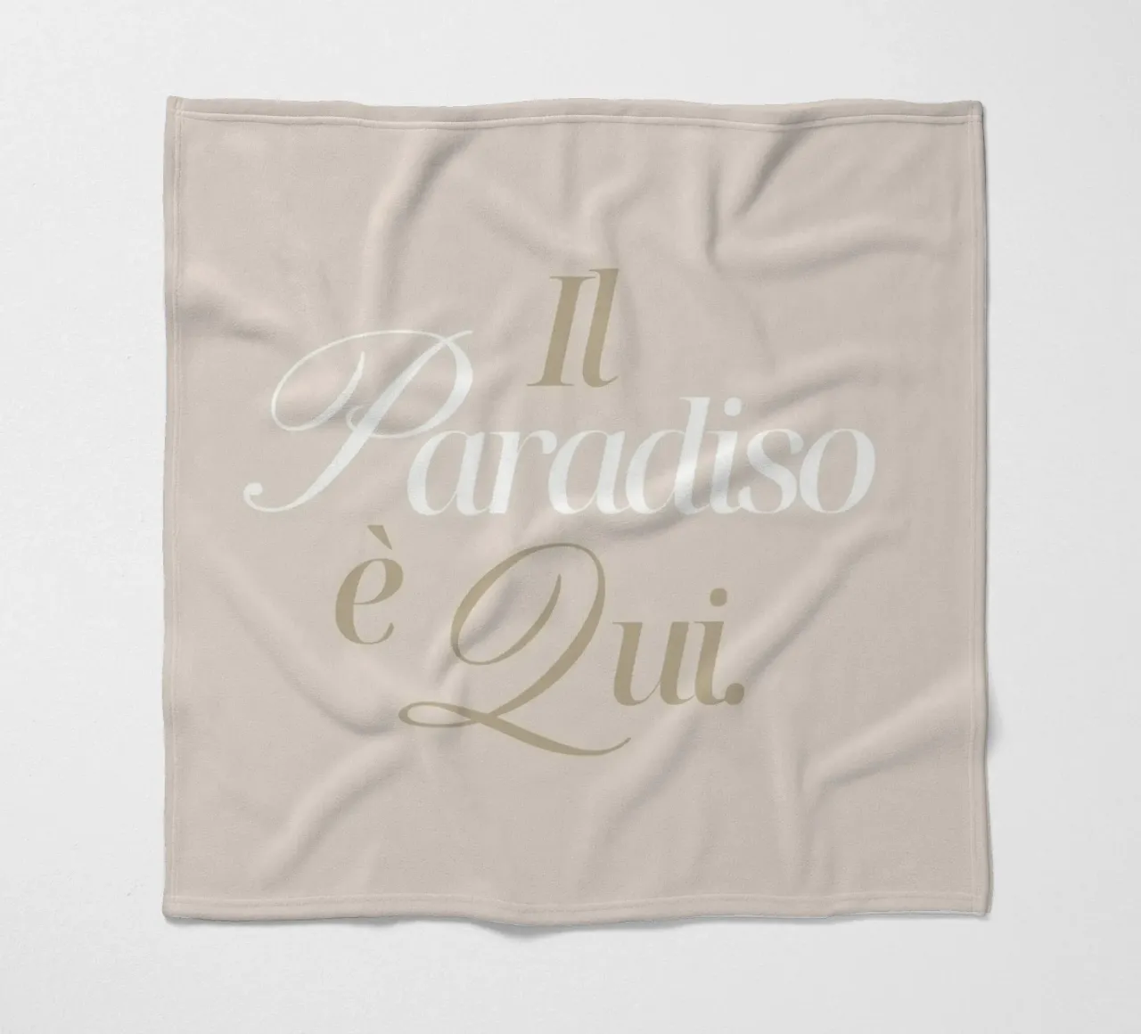 Il paradiso è qui coperta in pile da Ohkimiko