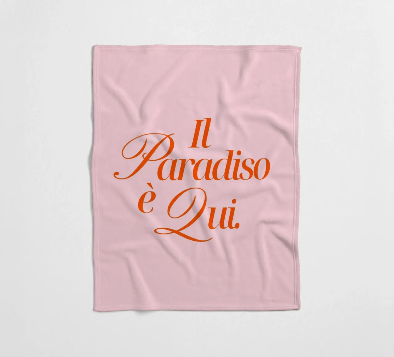 Il paradiso è qui coperta in pile da Ohkimiko
