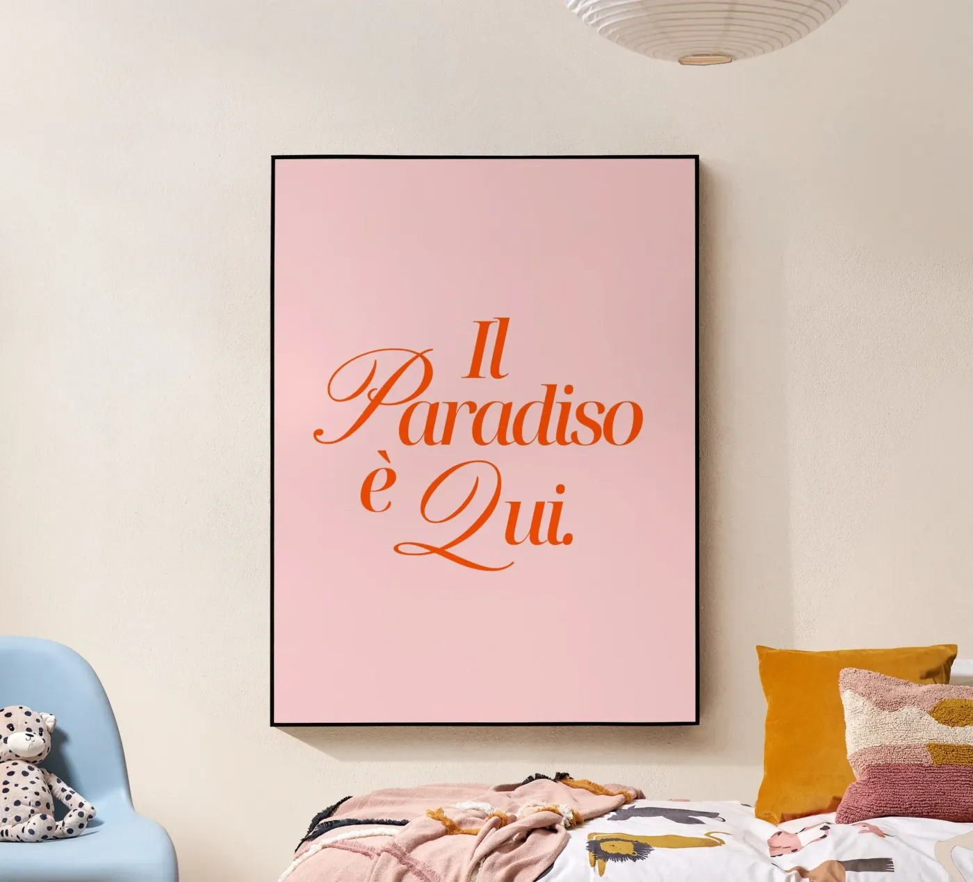 Paradise is here acrylic glass by Ohkimiko