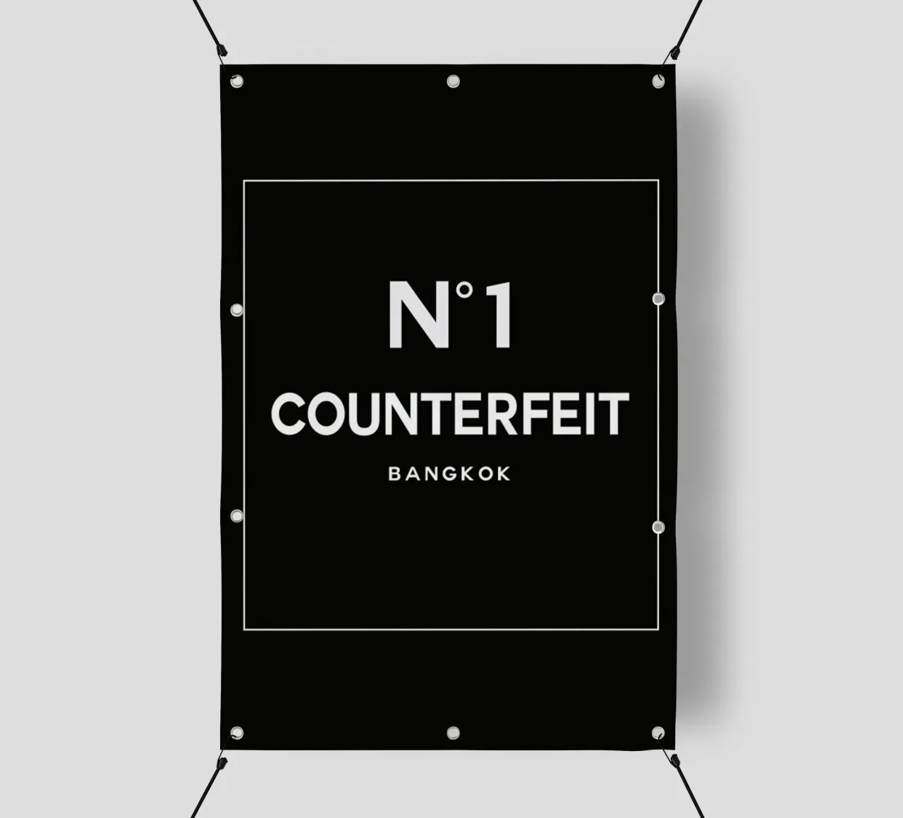 Counterfeit telo in pvc da 121 Creatives