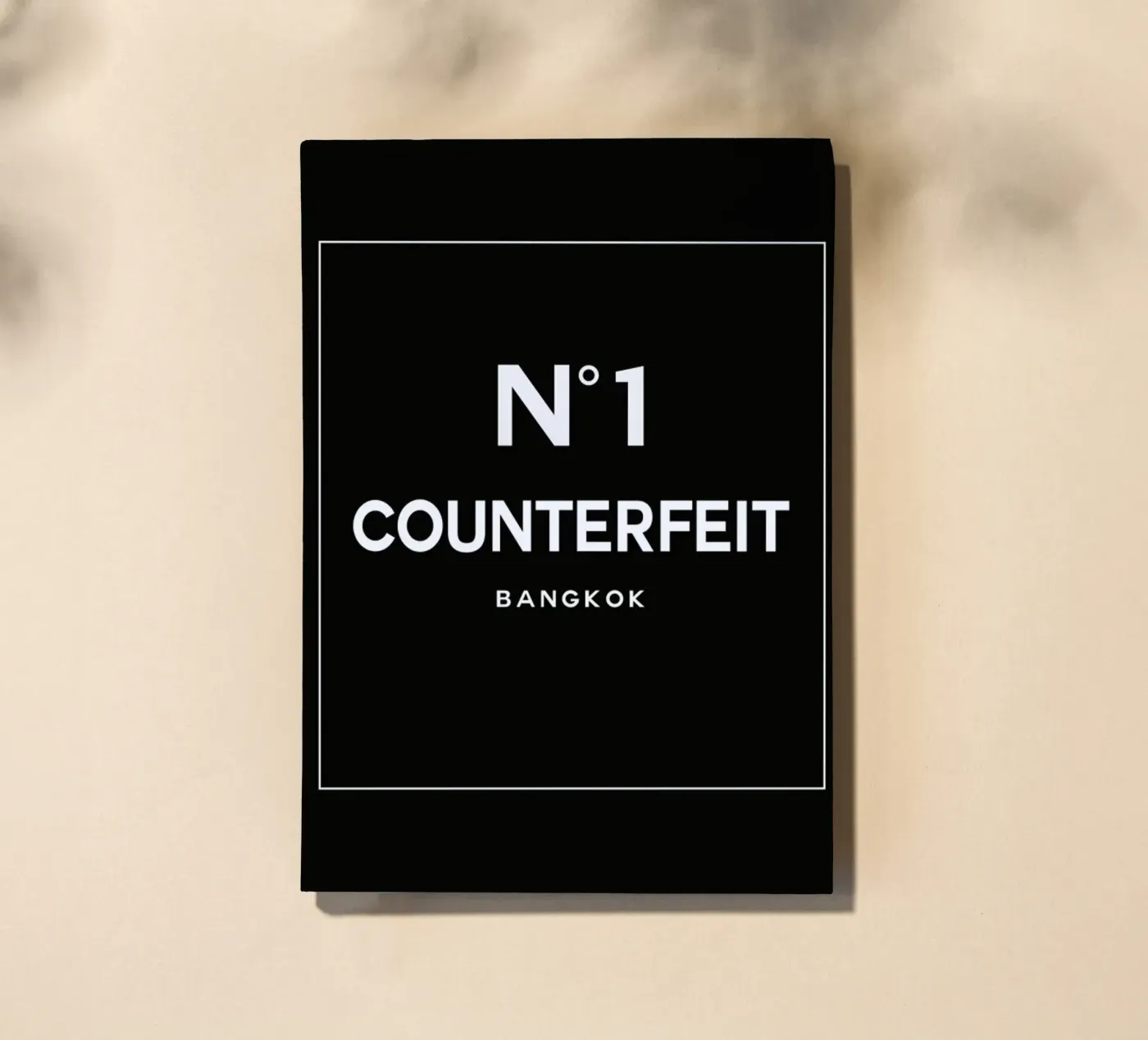 Counterfeit notebook by 121 Creatives