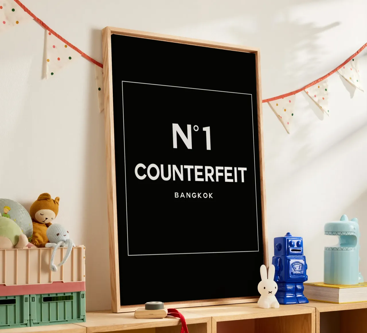 Counterfeit tela con Cornice a cassetta da 121 Creatives