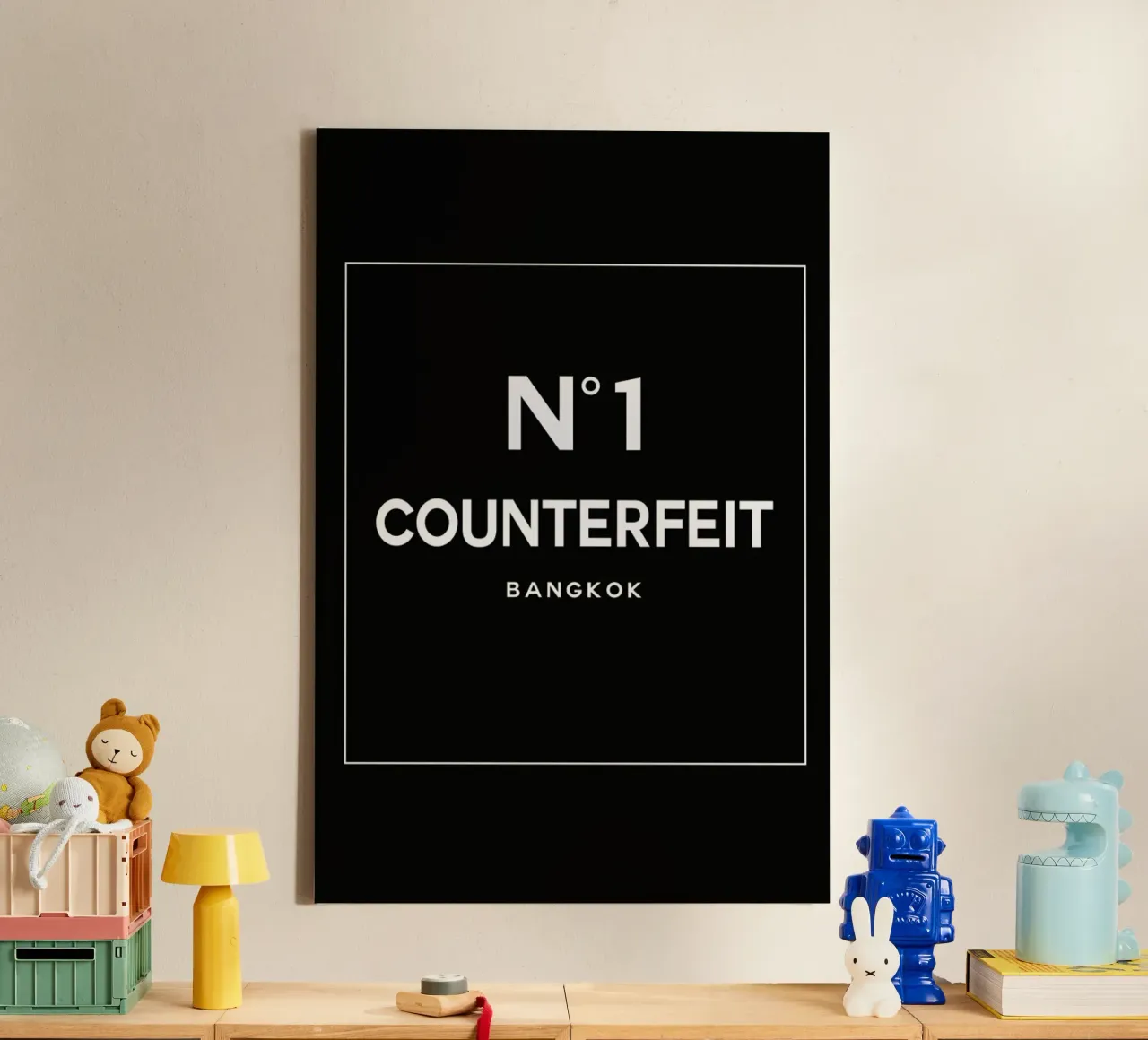 Counterfeit tela con Cornice a cassetta da 121 Creatives