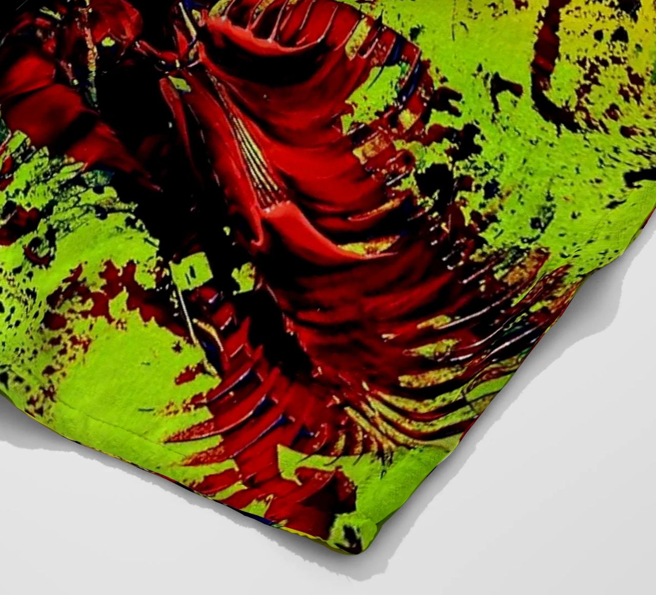 MESSAGE FROM THE HEART 4. coperta in pile da Thierry Vobmann Abstract painting