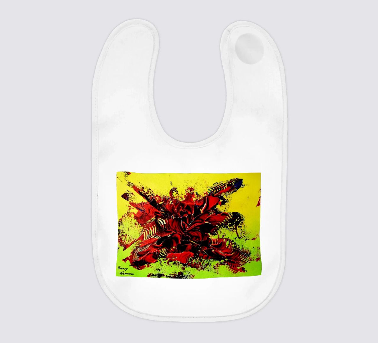 MESSAGE FROM THE HEART 4. bavaglino da Thierry Vobmann Abstract painting
