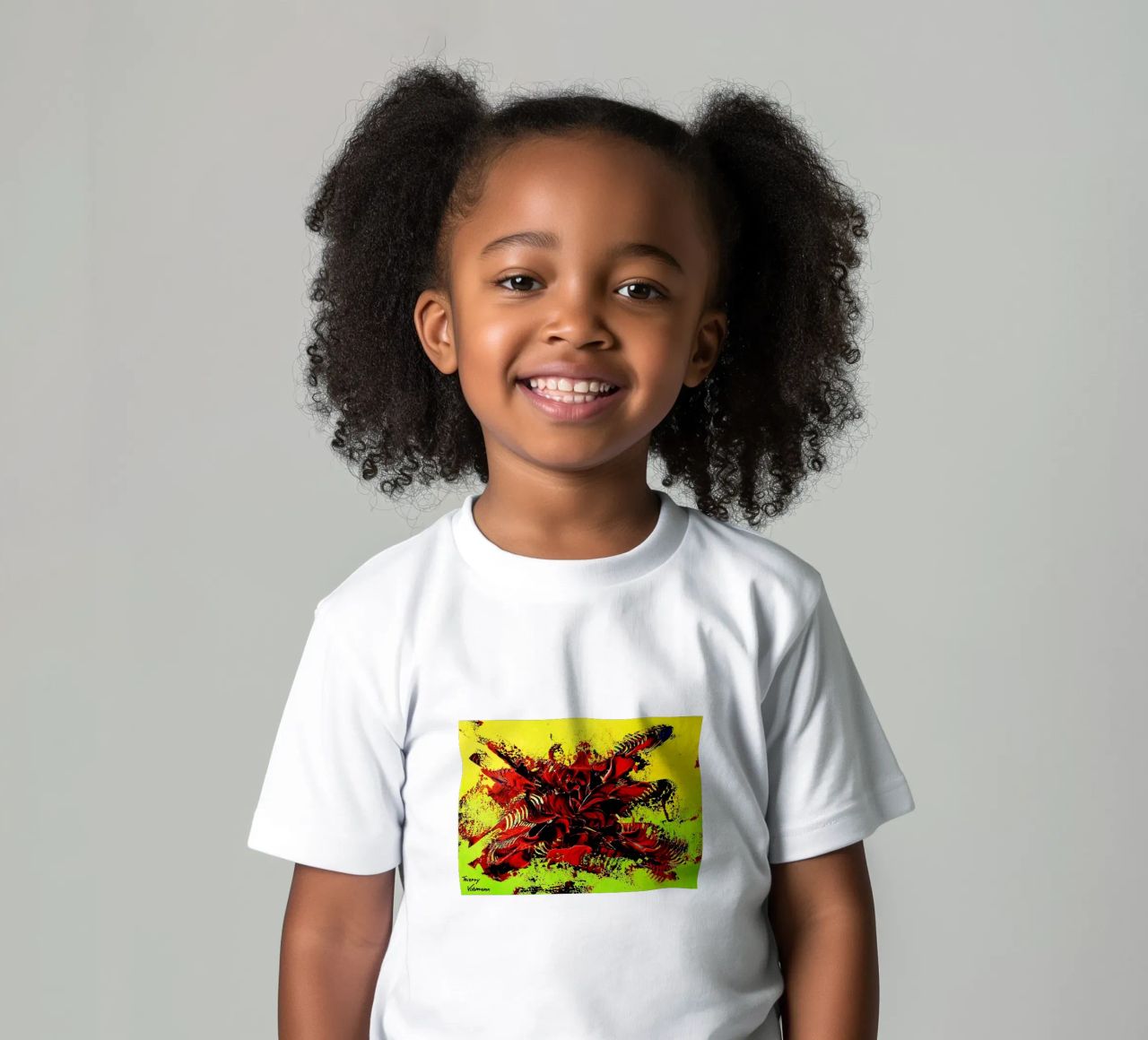 MESSAGE FROM THE HEART 4. t-shirt bambini da Thierry Vobmann Abstract painting
