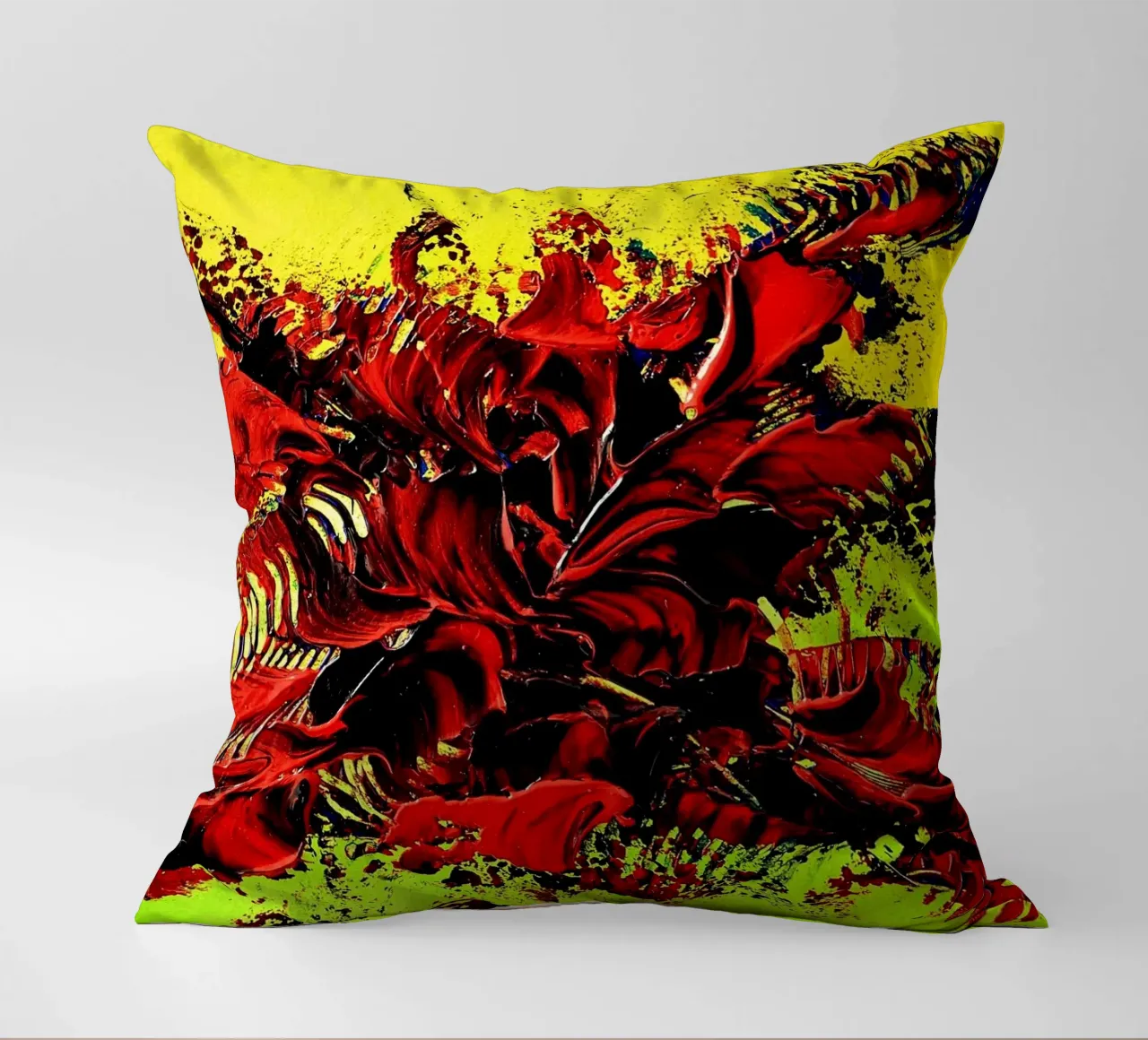 MESSAGE FROM THE HEART 4. cuscino da Thierry Vobmann Abstract painting