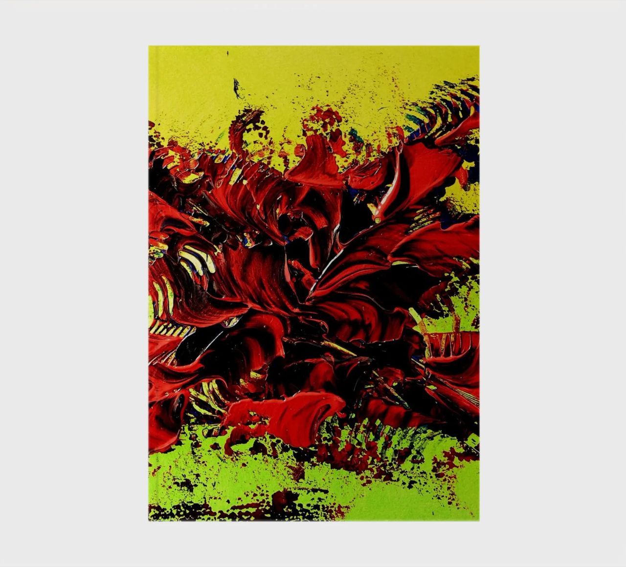 MESSAGE FROM THE HEART 4. diario da Thierry Vobmann Abstract painting