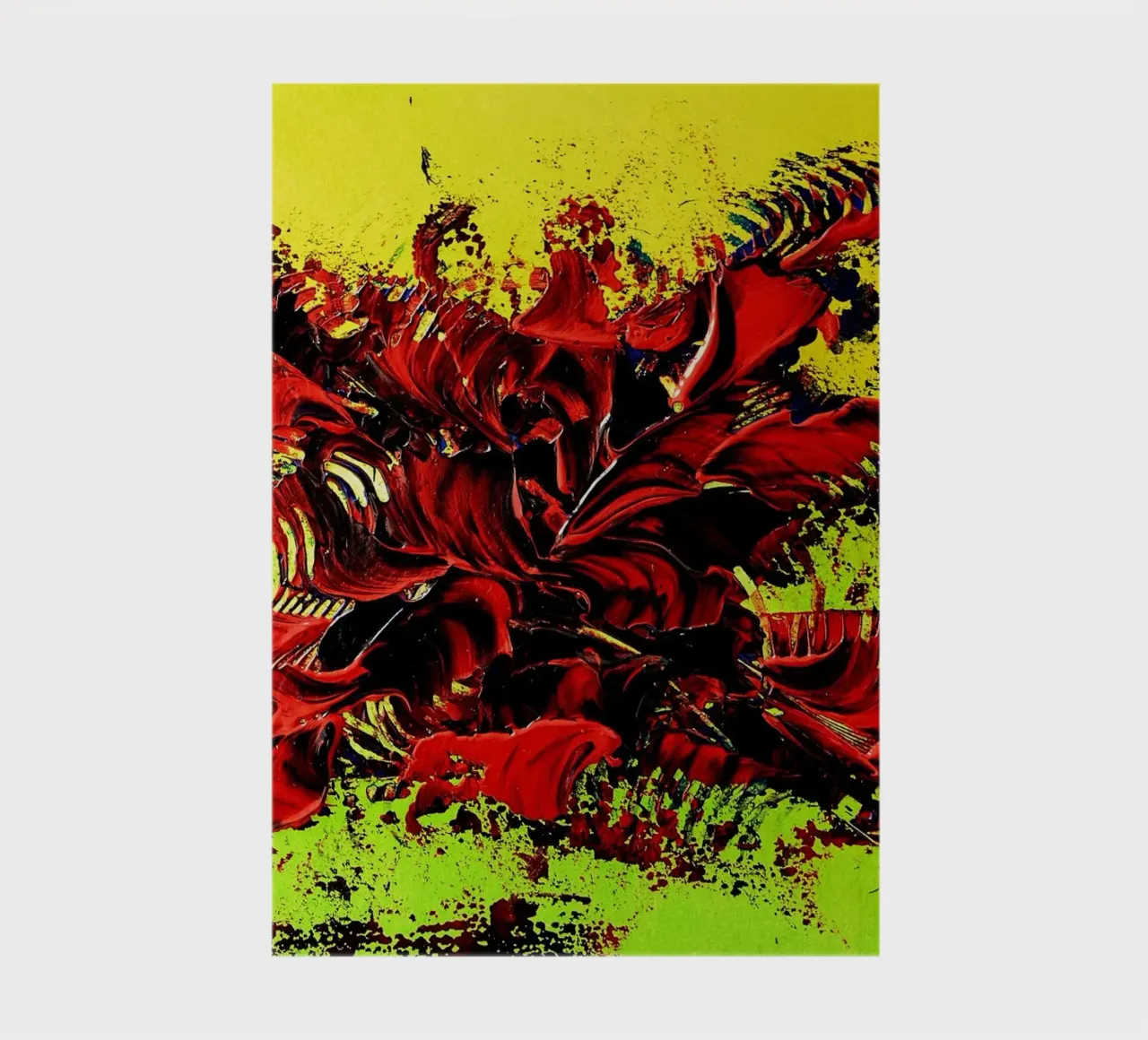 MESSAGE FROM THE HEART 4. Notizbuch von Thierry Vobmann Abstract painting