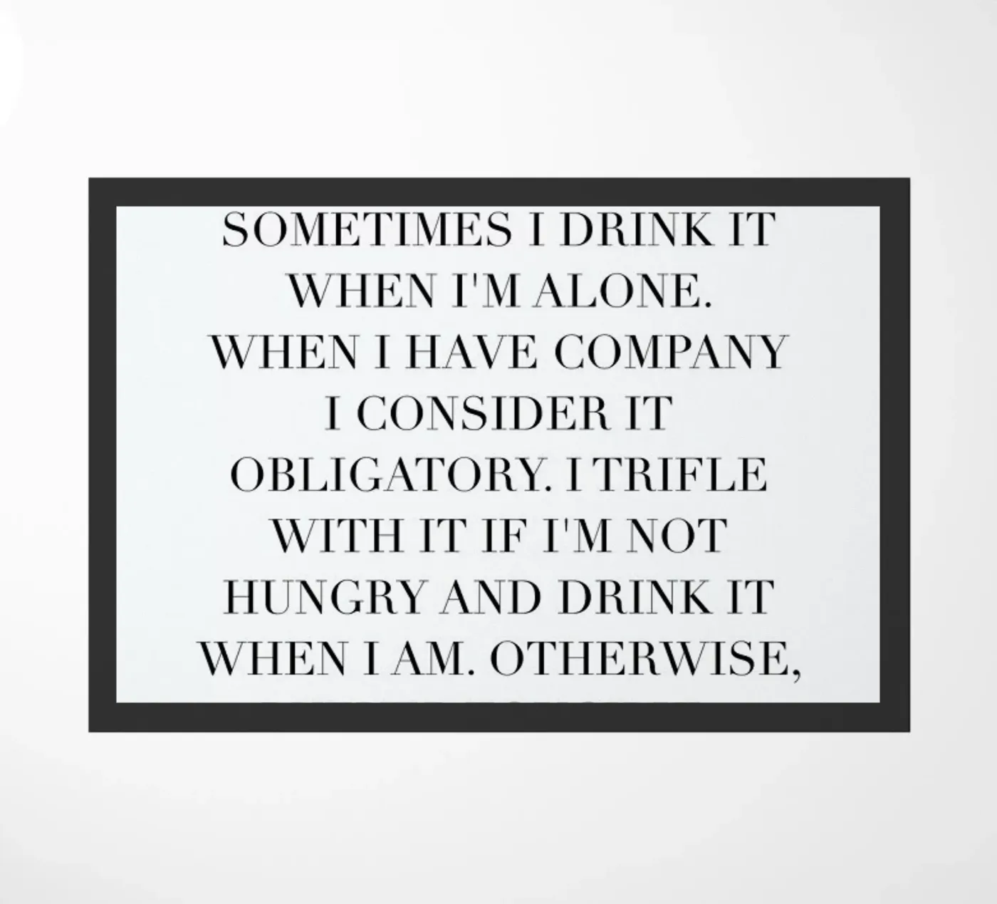 Champagne zerbino da typed